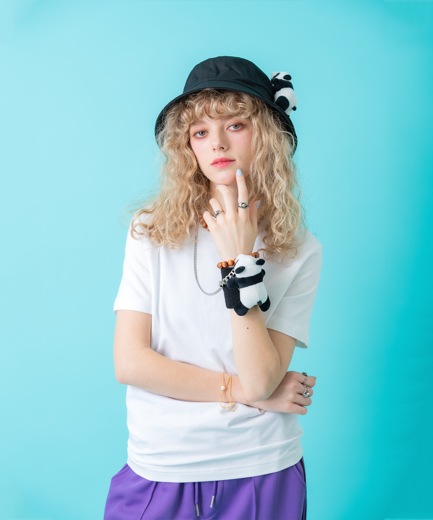 TEDDY ankoROCK リストバンド / メンズ レディース スポーツ タオル