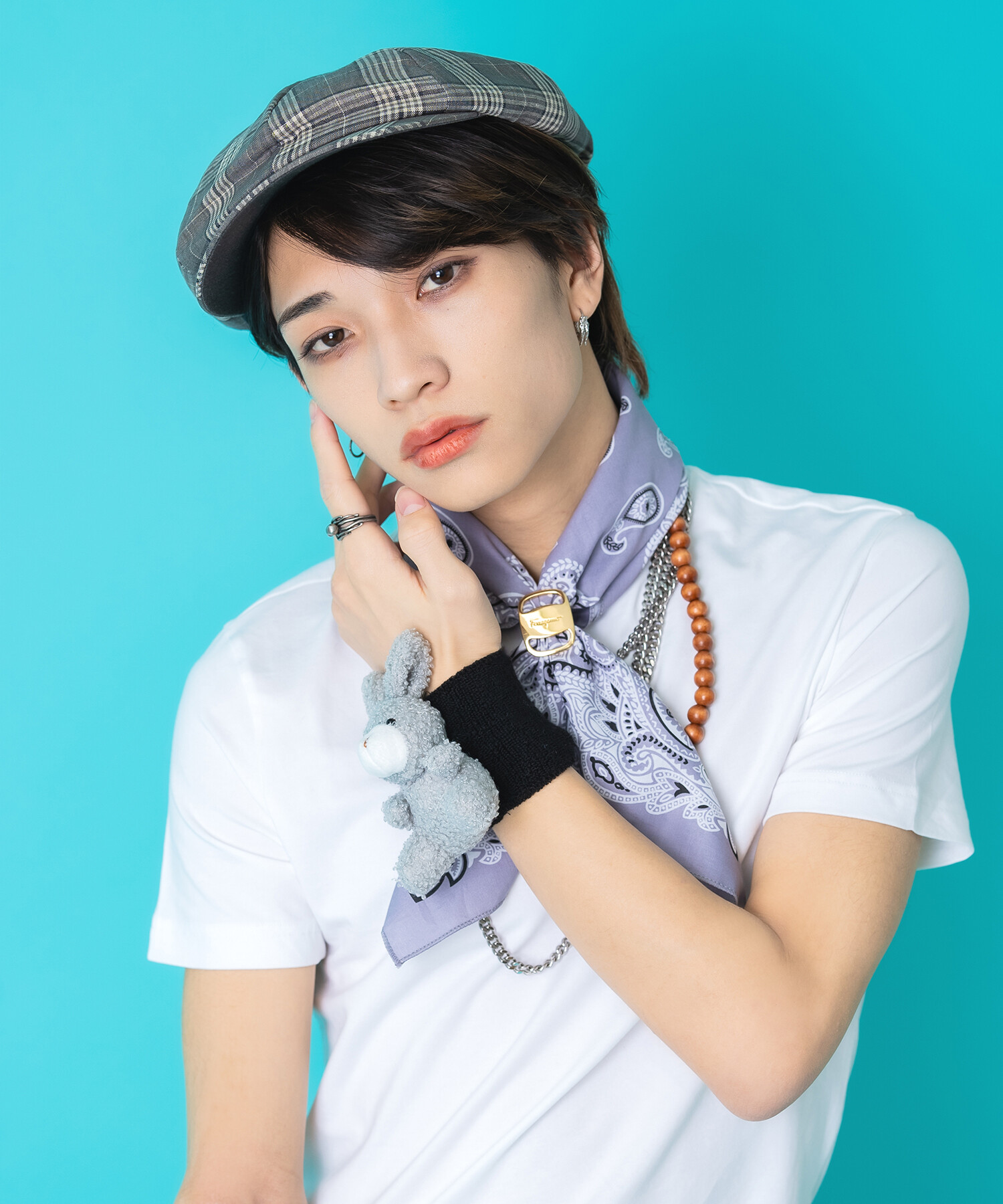 TEDDY ankoROCK リストバンド / メンズ レディース スポーツ タオル