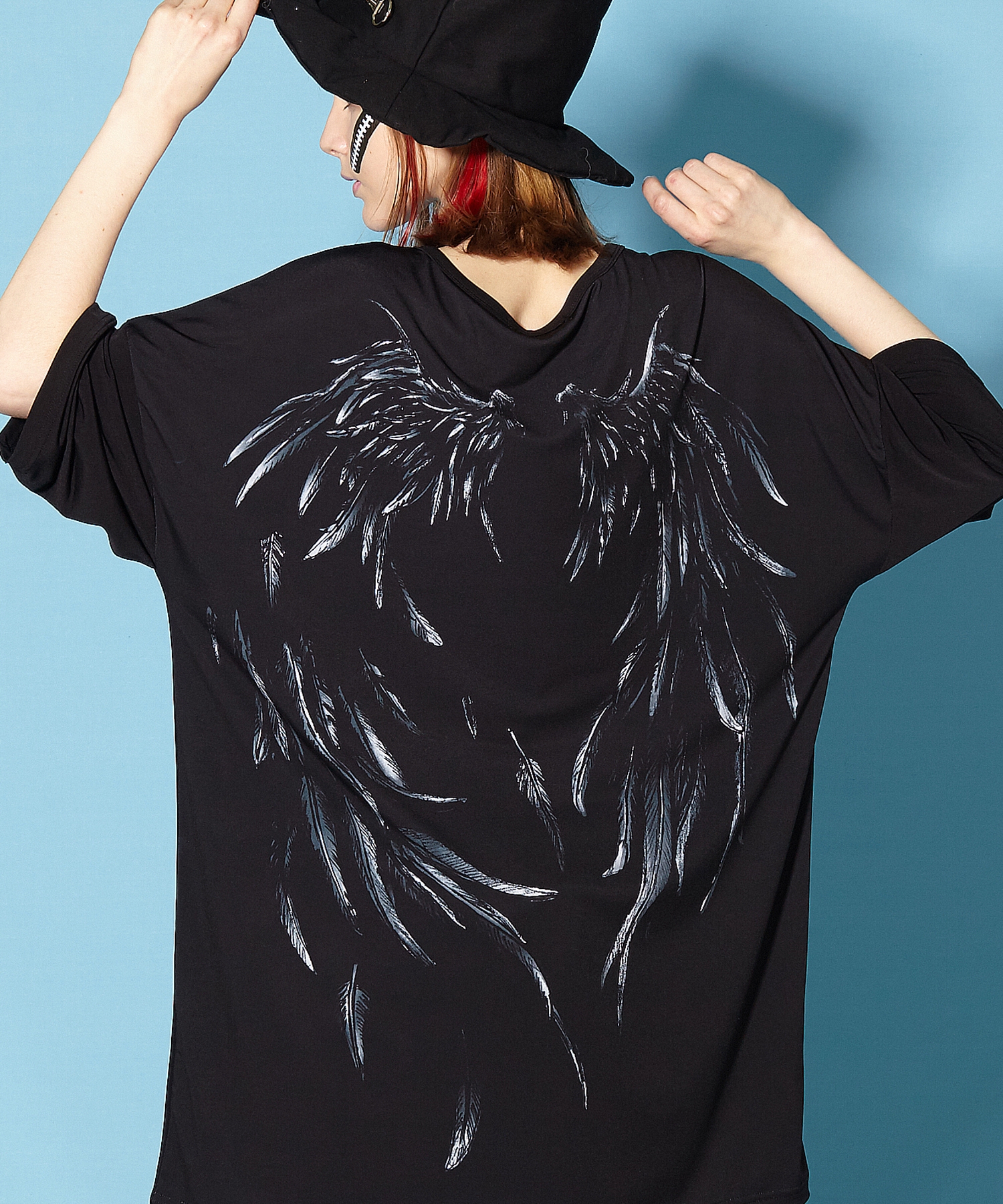 ankoROCK悪魔の折れた翼Ｔシャツ -メガビッグ-