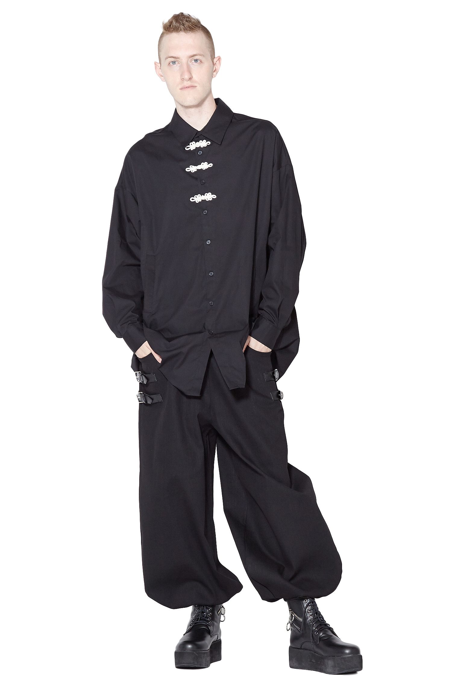 ◇OUTLET SALE◇9676 和柄チャイナポンチョ - Intermission.,Ltd