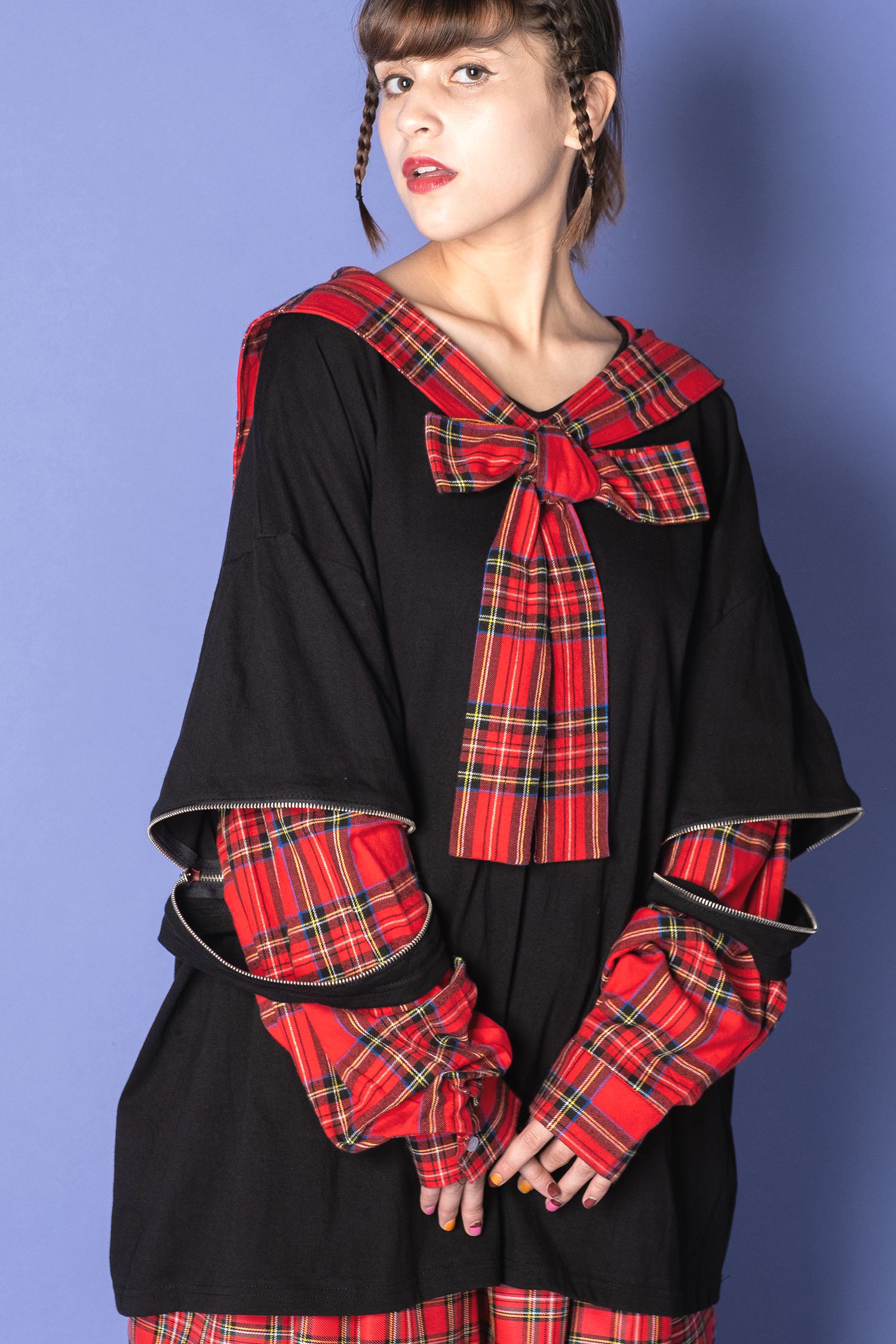 ゆうたろうデザイン　ピンク チェック柄 シャツ ゆうたろうデザイン ピンク チェック柄 シャツ - トップス卸売り