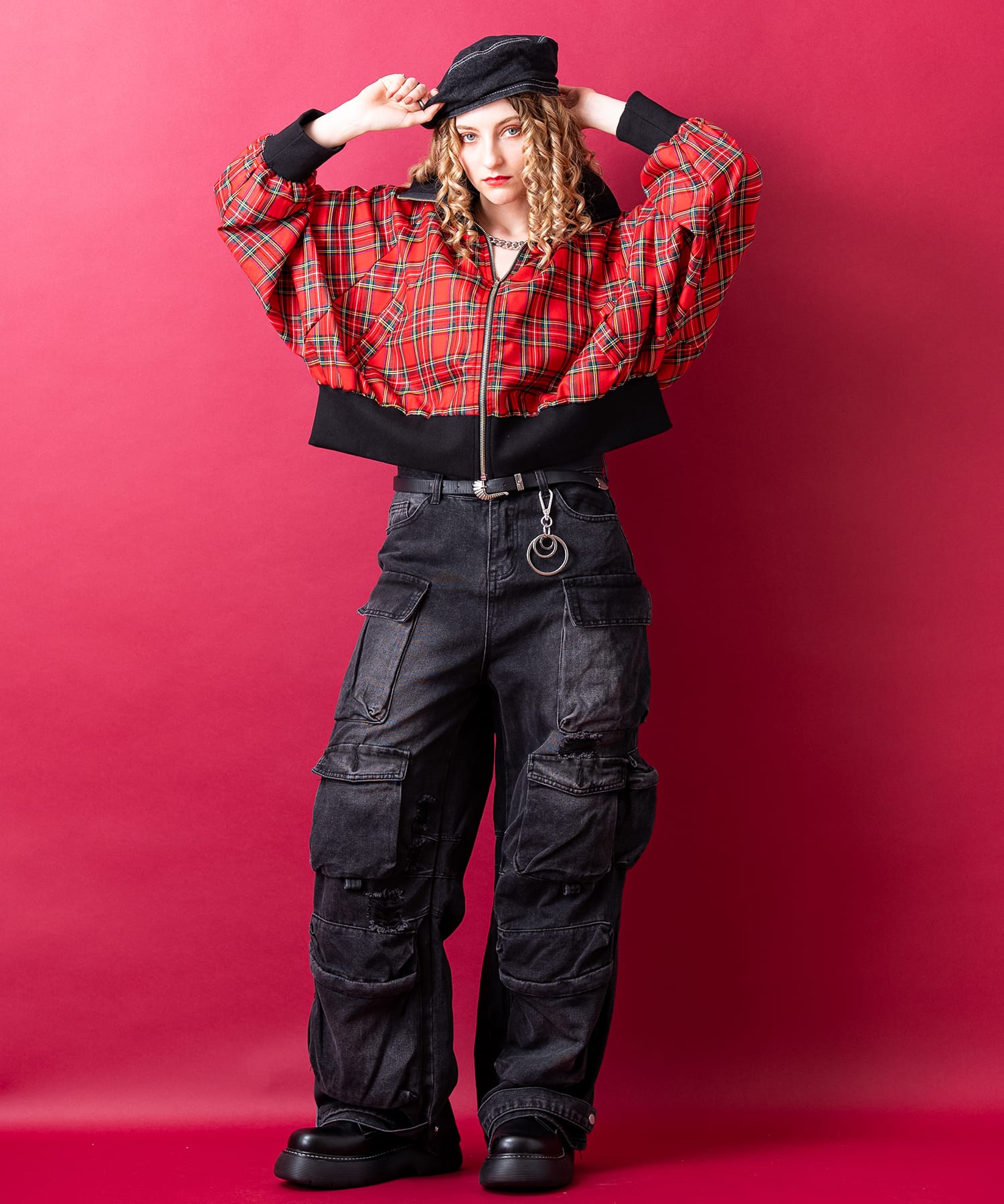 人気✨バーバリー アンゴラ混 ジャケットショートコート ノバチェック アイボリー trim_fce_item6517ac469af17.jpg