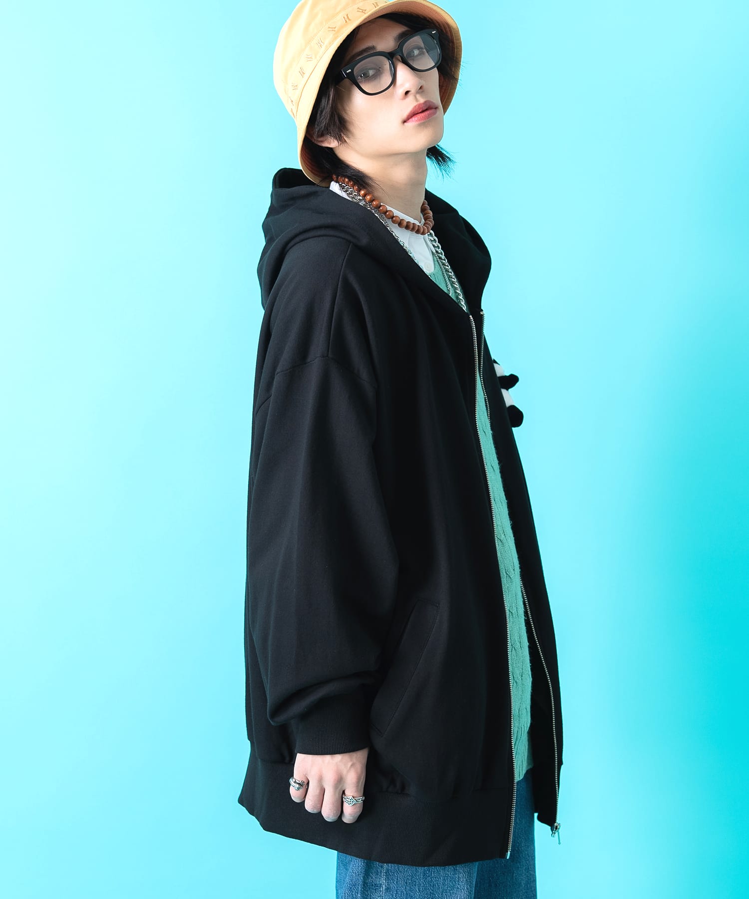 TEDDY ankoROCK ジップアップパーカー -オーバーサイズ- / メンズ