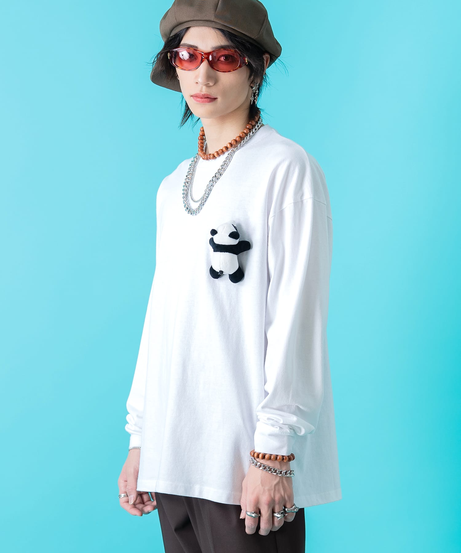 TEDDY ankoROCK ロングTシャツ / メンズ レディース ユニセックス 長袖  