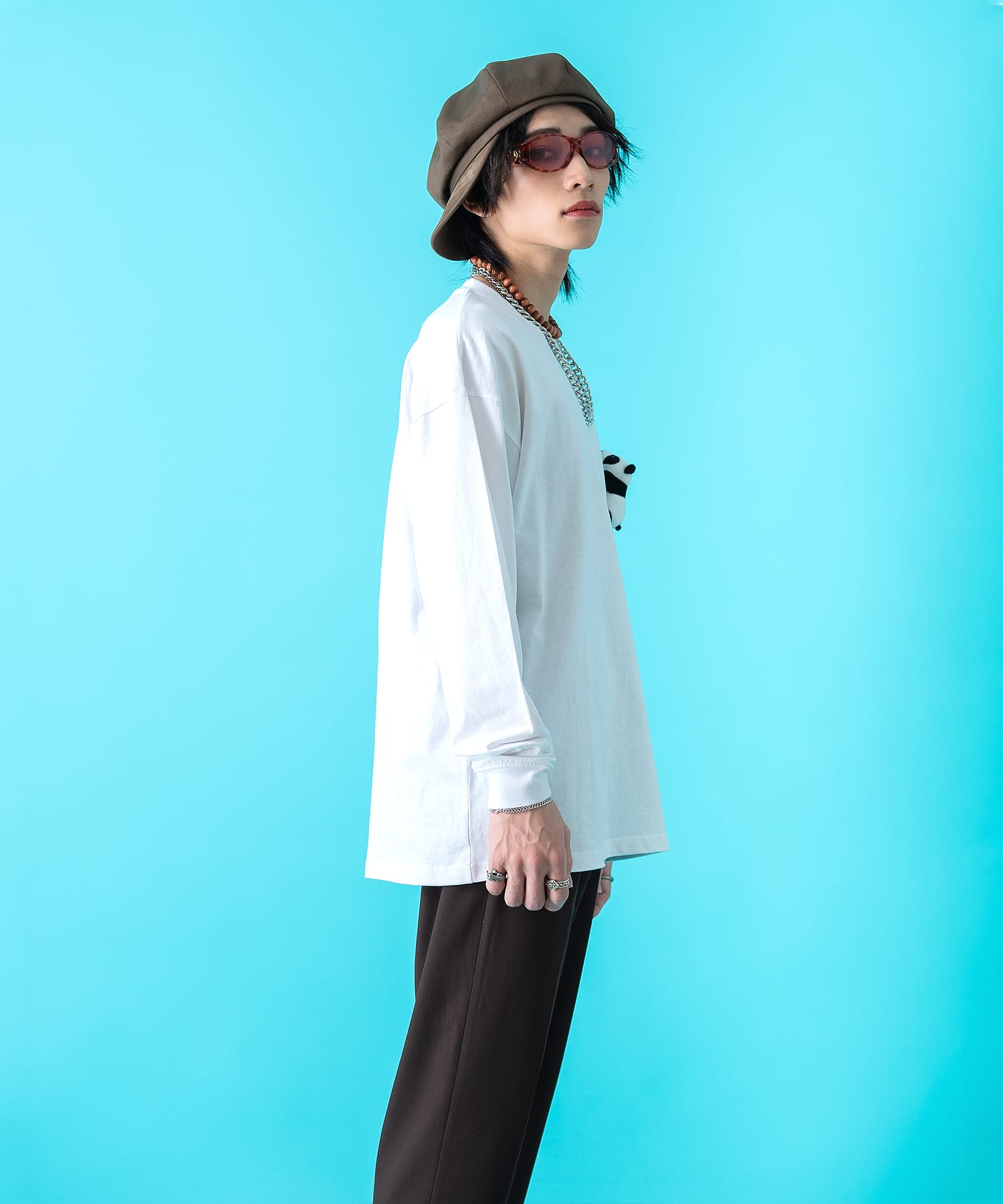 TEDDY ankoROCK ロングTシャツ / メンズ レディース ユニセックス 長袖 