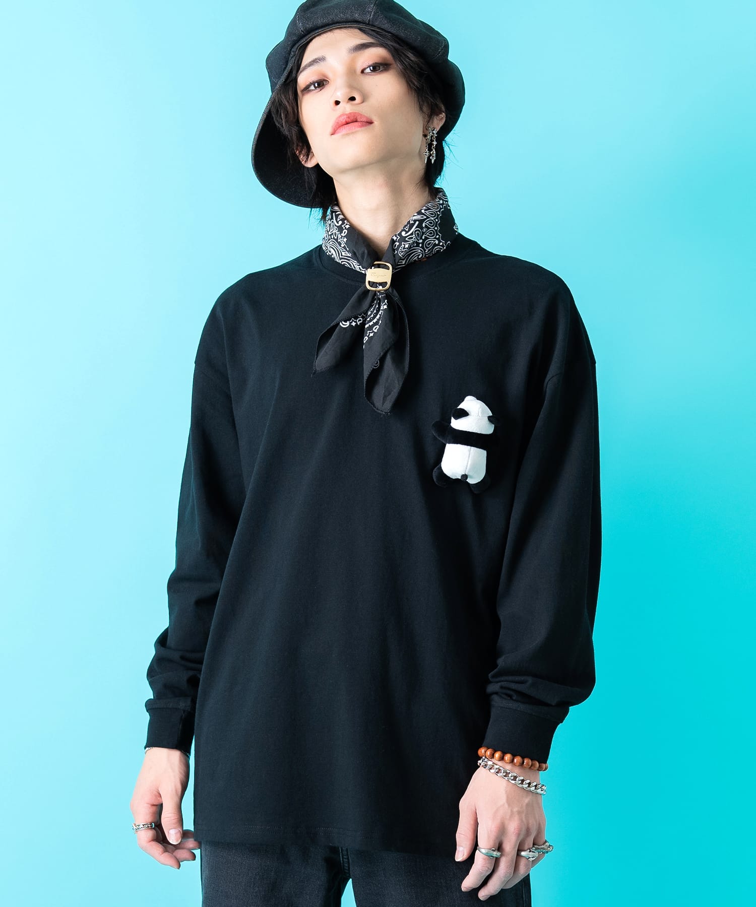 TEDDY ankoROCK ロングTシャツ / メンズ レディース ユニ