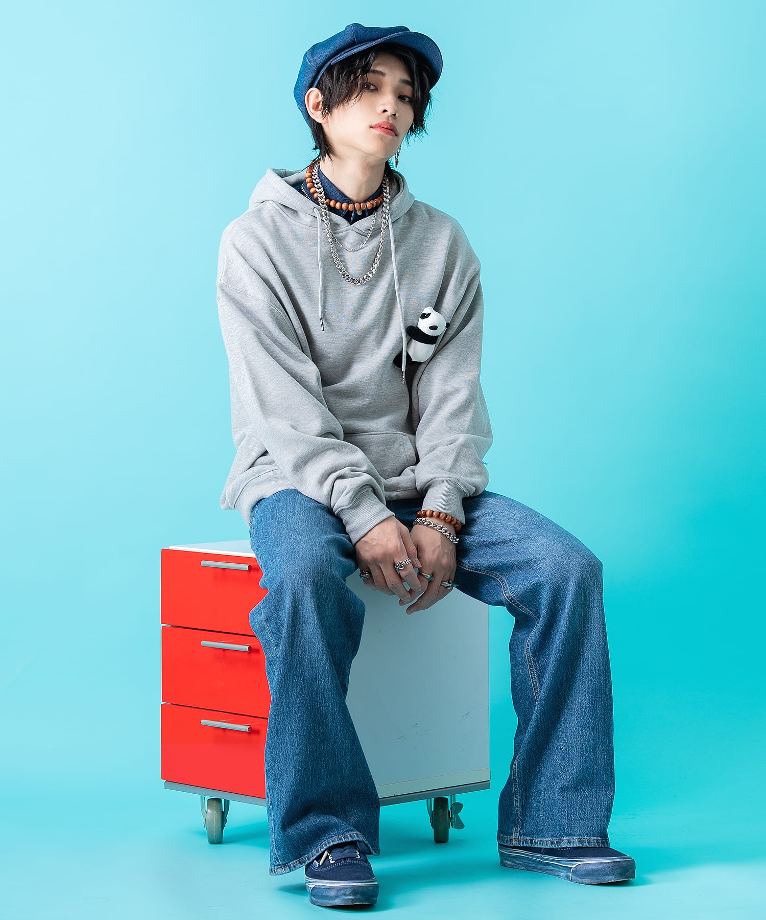 TEDDY ankoROCK スウェットパーカー