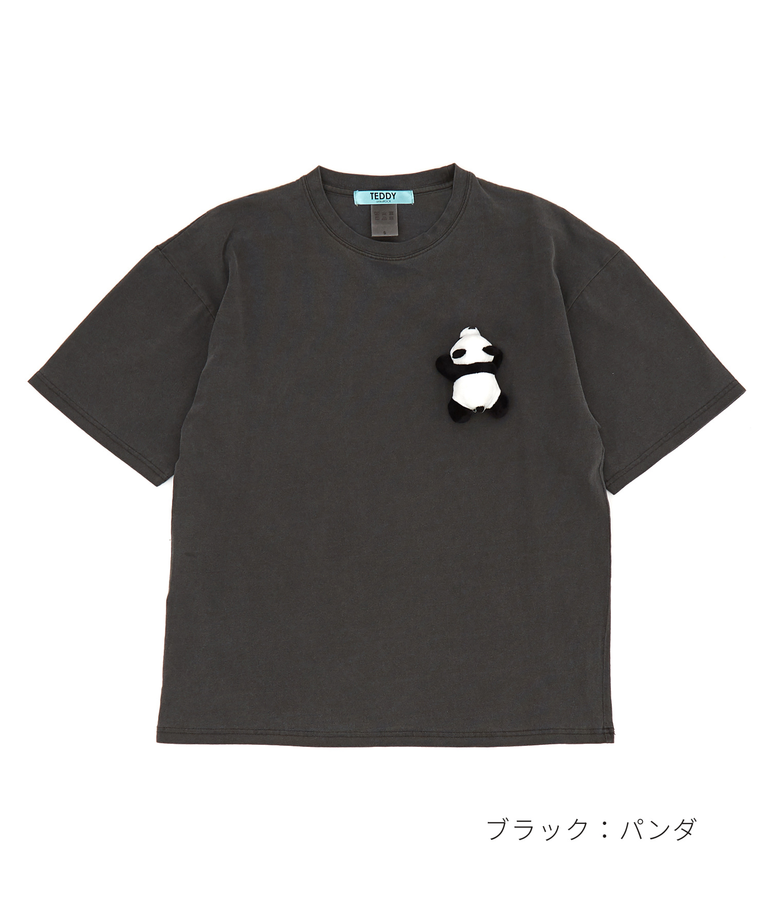TEDDY ankoROCK ピグメントTシャツ / メンズ レディース ユニセックス 