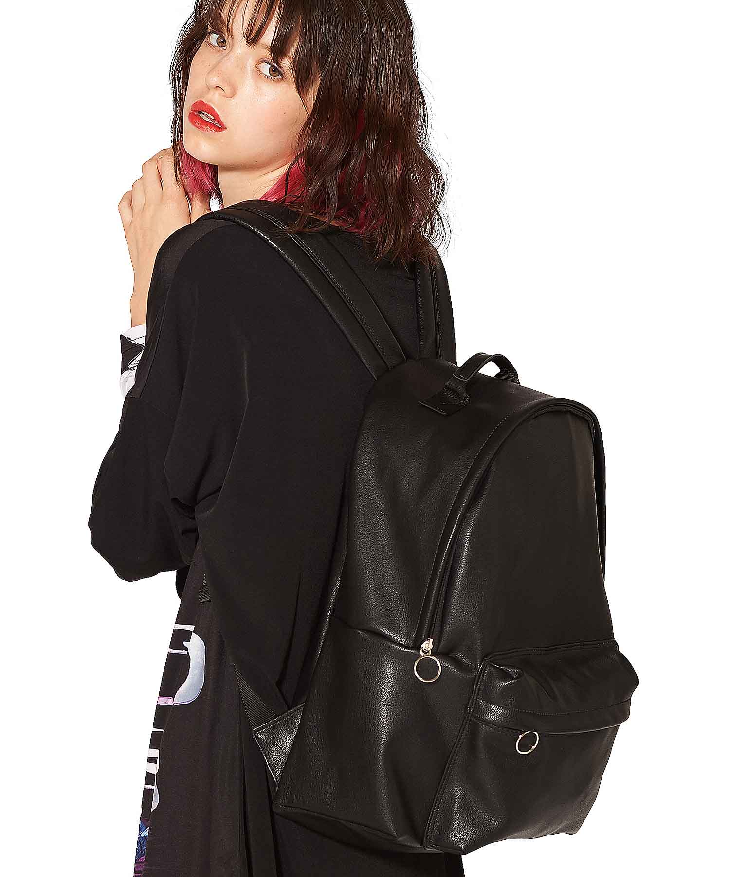 an meets zakkaレザーリュック