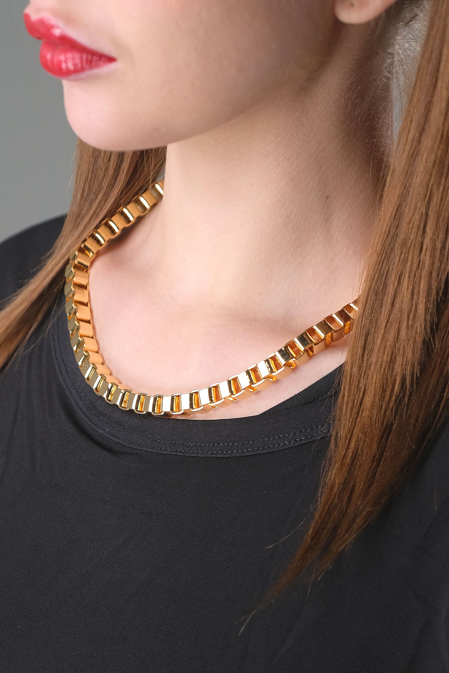 極太ベネチアンチェーンネックレス -50cm- ankoROCK(アンコロック