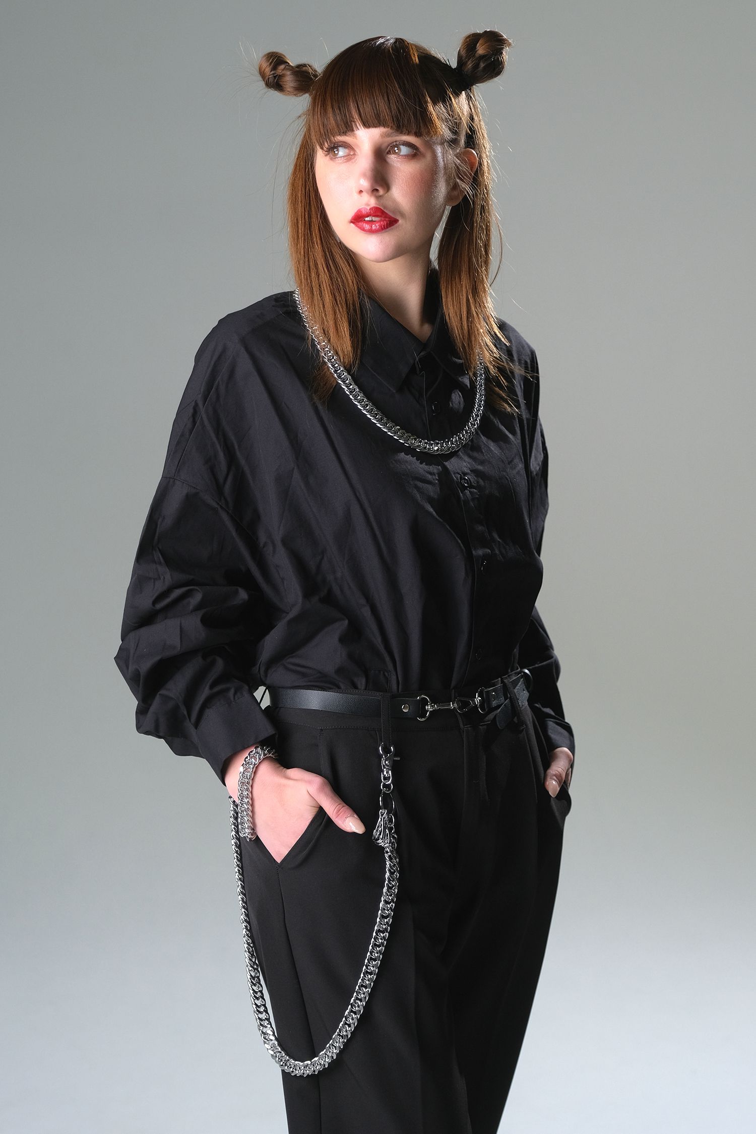 ロックスタイル チェーン ネックレス　70cm シルバー925 ベネチアンチェーン 70cm チェーンネックレス