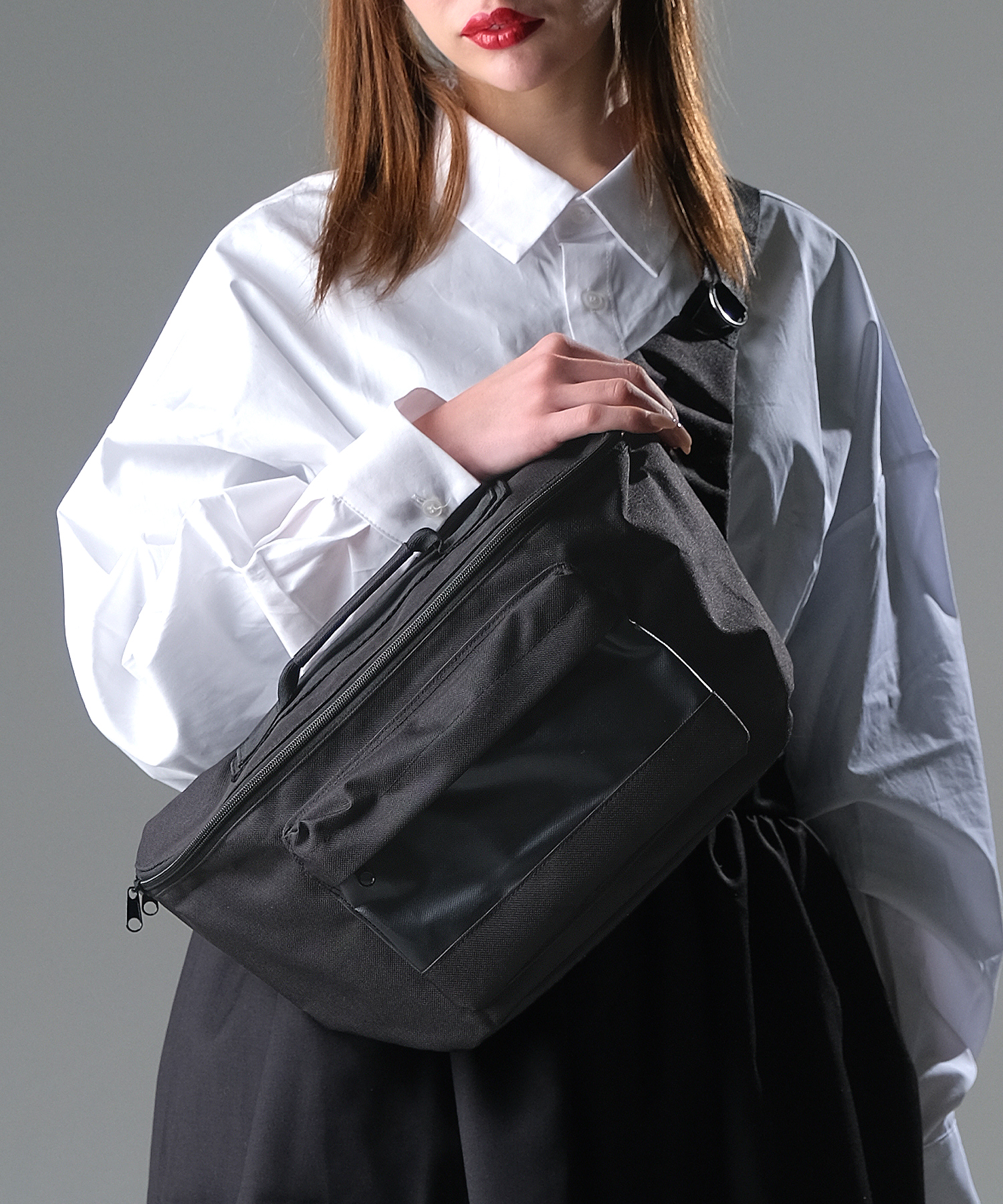 アンダーカバー がま口ショルダーバッグ レザー 口枠ショルダーバッグ｜PORCO ROSSO