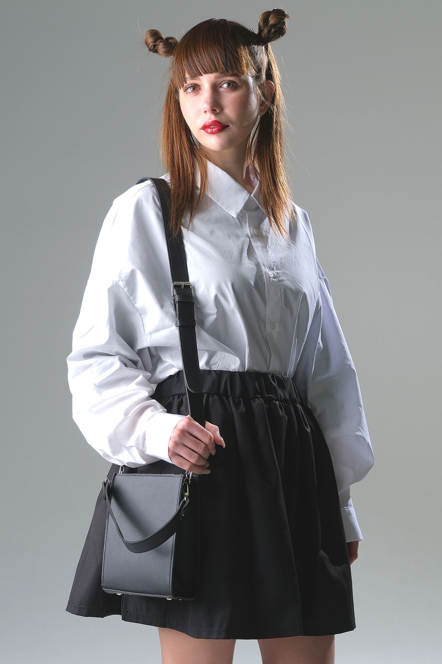 Most Wanted★USA Lily's Trunk Box レザー ショルダーバッグ レザーショルダーミニボックスバッグ ankoROCK(アンコロック