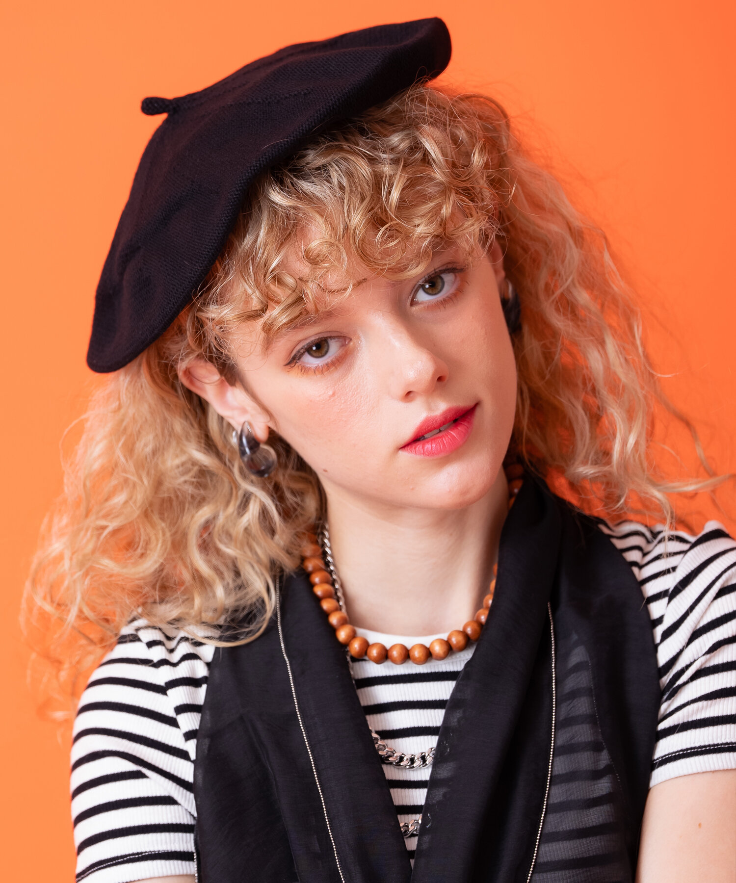 an meets zakka ソフトサマーニットベレー帽