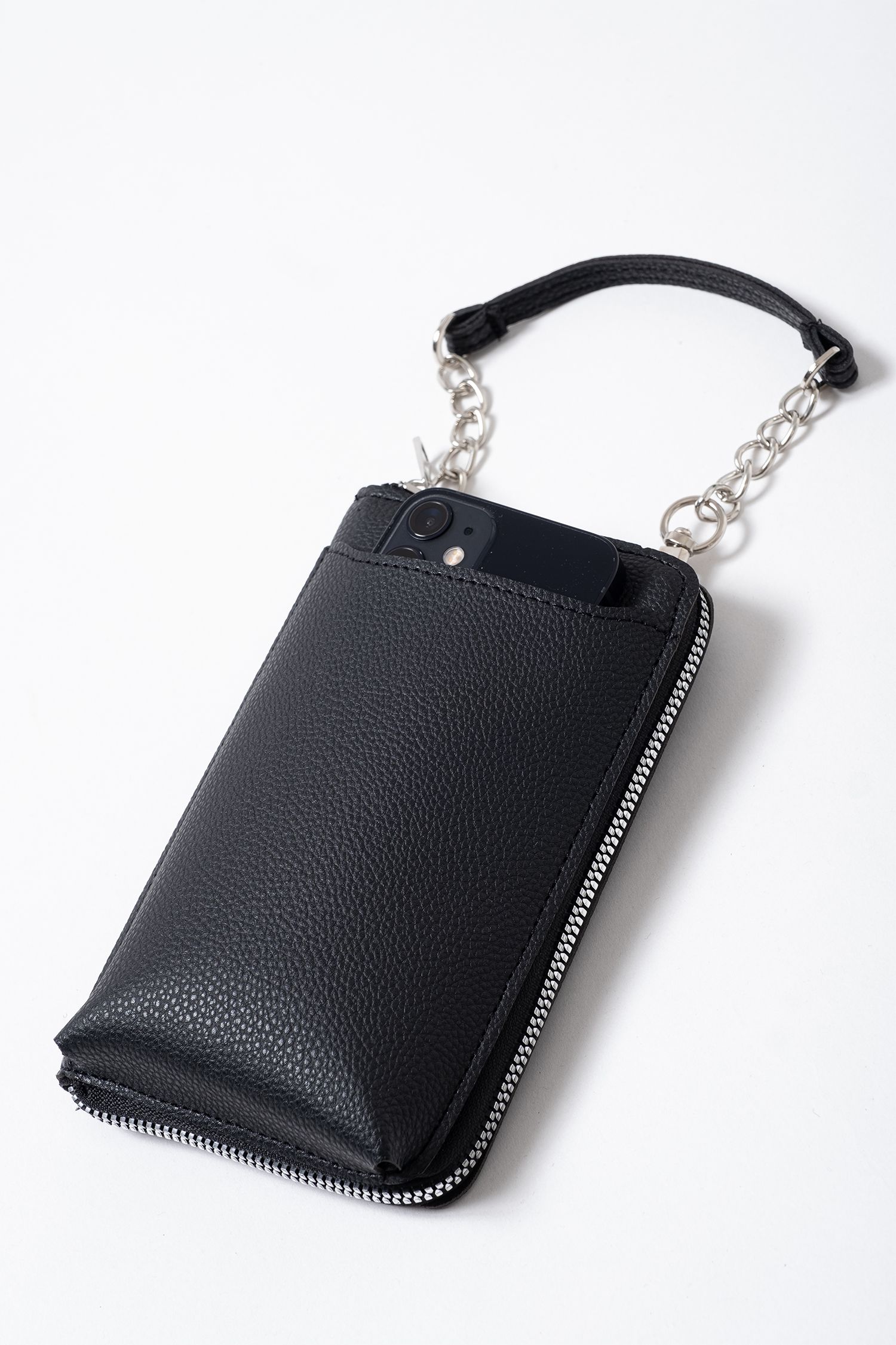 海外限定スパイク販売 レザースマホショルダーバッグ ankoROCK(アンコロック) メンズ バッグ