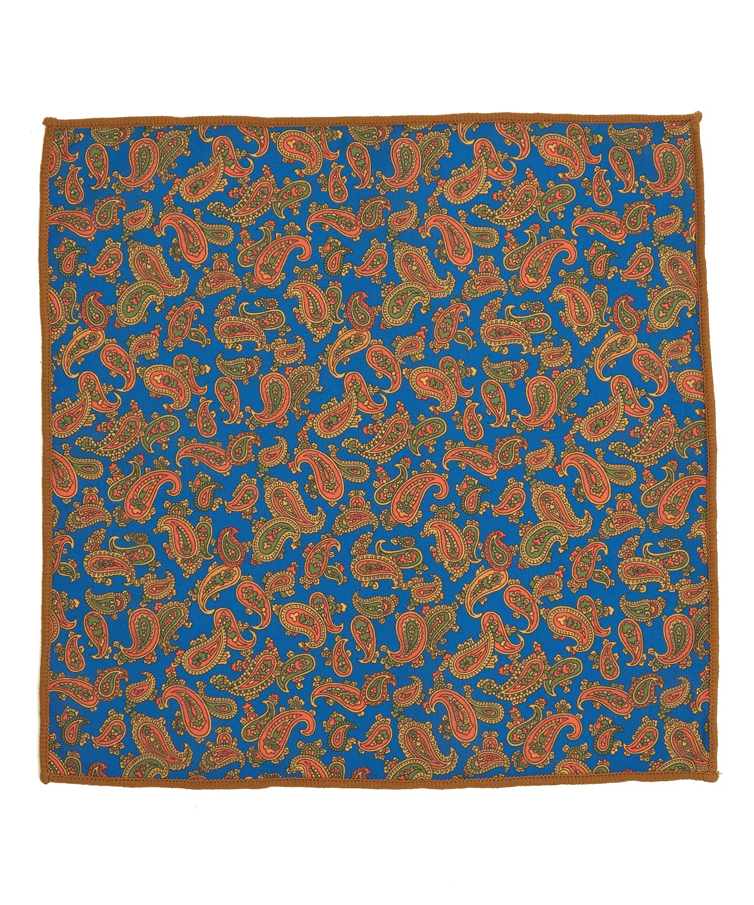 レトロクラシックペイズリー柄ポケットチーフ / メンズ