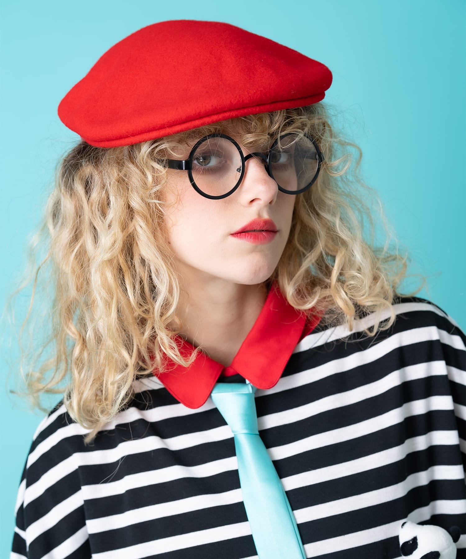 レトロフレームラウンド伊達メガネ ankoROCK(アンコロック) メンズ