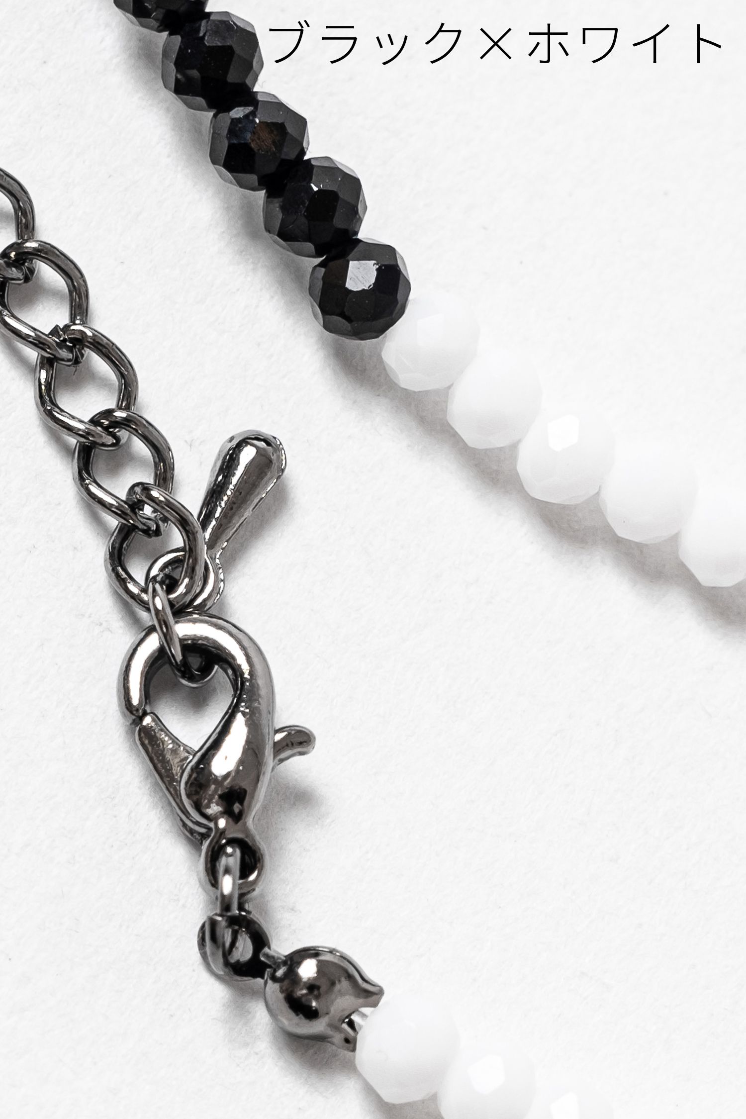 APROSIO＆LUTHI ボールビーズネックレス 黒系 アプロジオアンドコー APROSIO＆LUTHI ボールビーズネックレス 黒系 アプロジオアンドコー