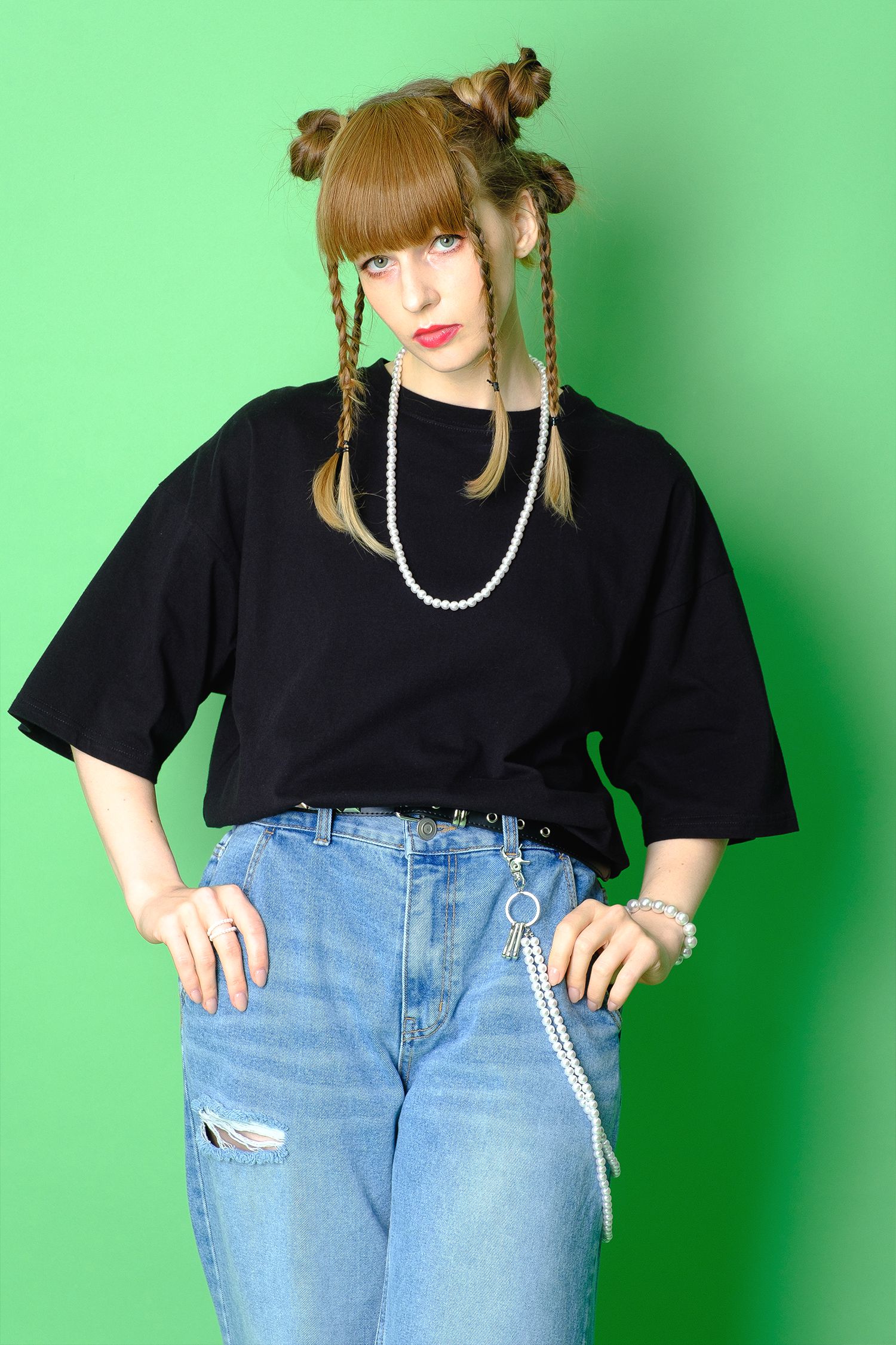 バリエーションパールネックレス-70cm- ankoROCK(アンコロック