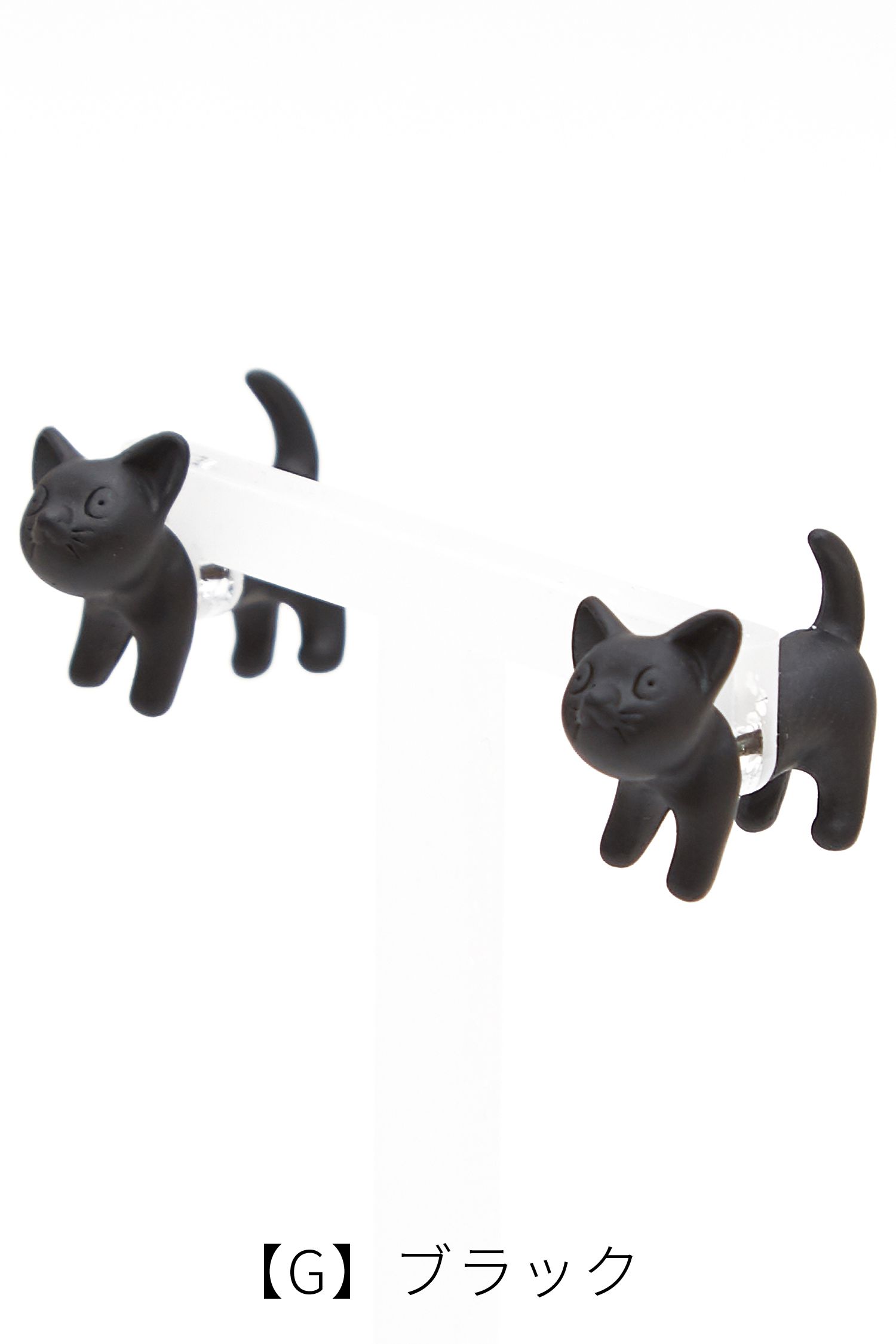 ☆黒猫が可愛いミュージック猫ちゃんピアス☆ ピアス メンズ レディース 猫 ネコ 黒猫 : ankoROCK - 通販