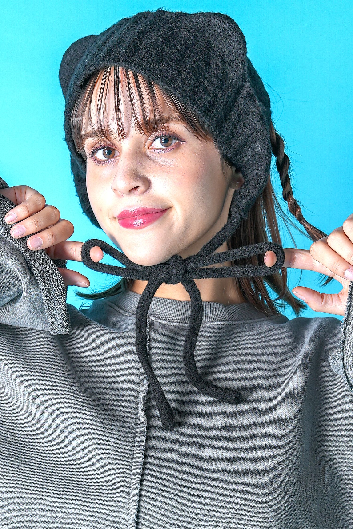 TALKING ABOUT THE ABSTRACTION 耳当て付ヘアバンド TALKING ABOUT THE ABSTRACTION 耳当て付ヘアバンド