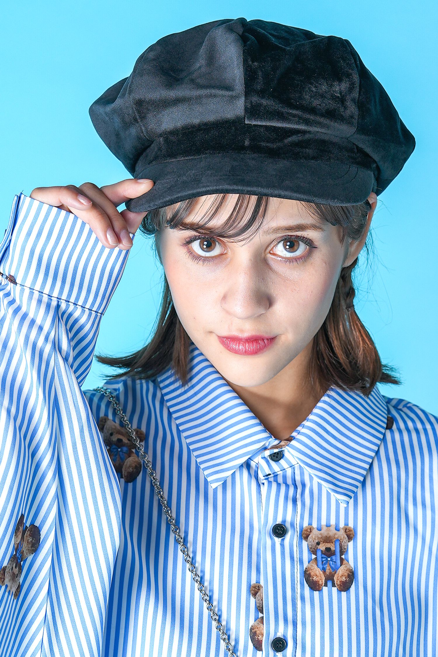 ベロアキャスケット ankoROCK(アンコロック) メンズ レディース ユニ