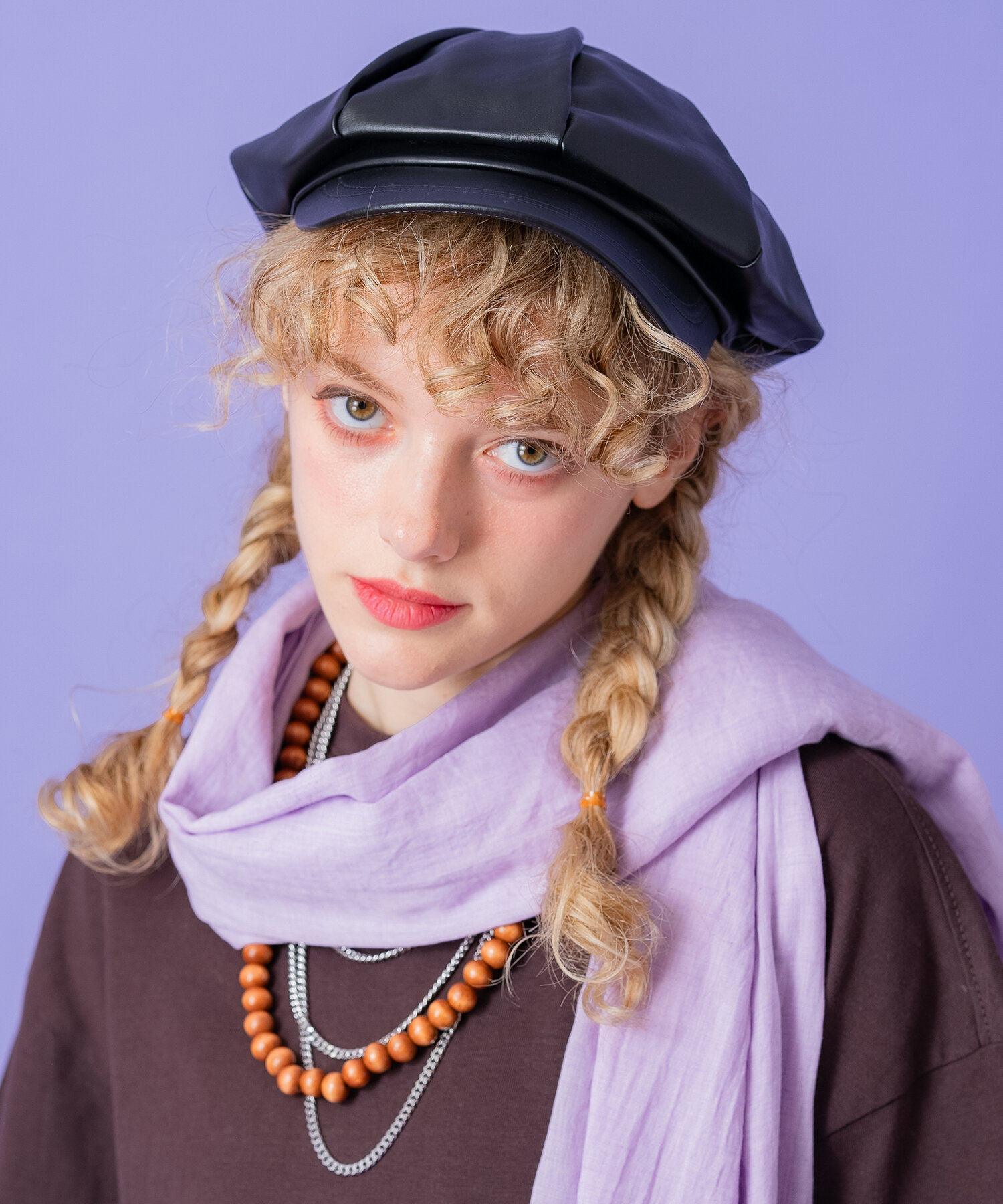 レザーキャスケット ankoROCK(アンコロック) メンズ レディース ユニ