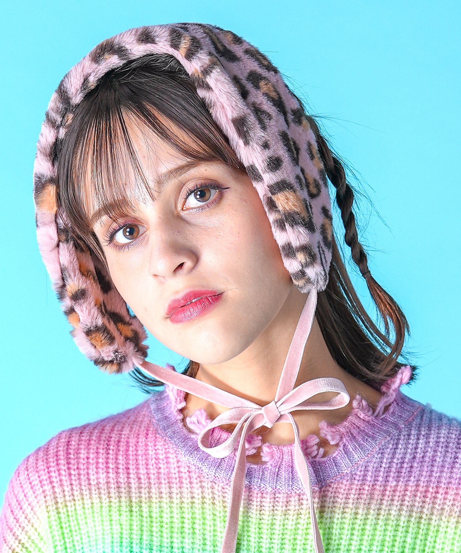 FENDI レオパード柄 イヤーマフ 6fb69e4b6f31d9a03855af390ab430