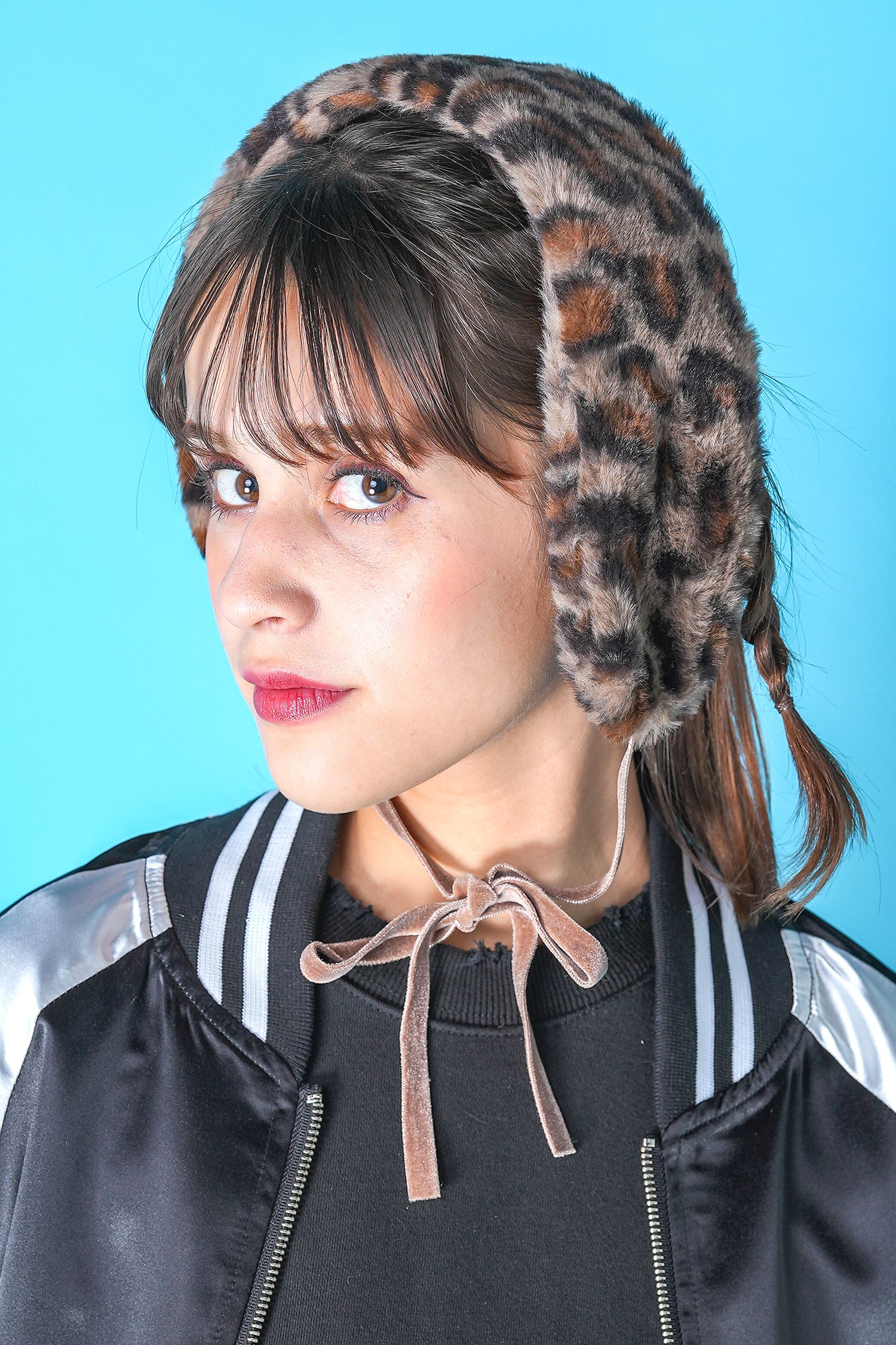 レオパードショートファーイヤーマフ ankoROCK(アンコロック) メンズ