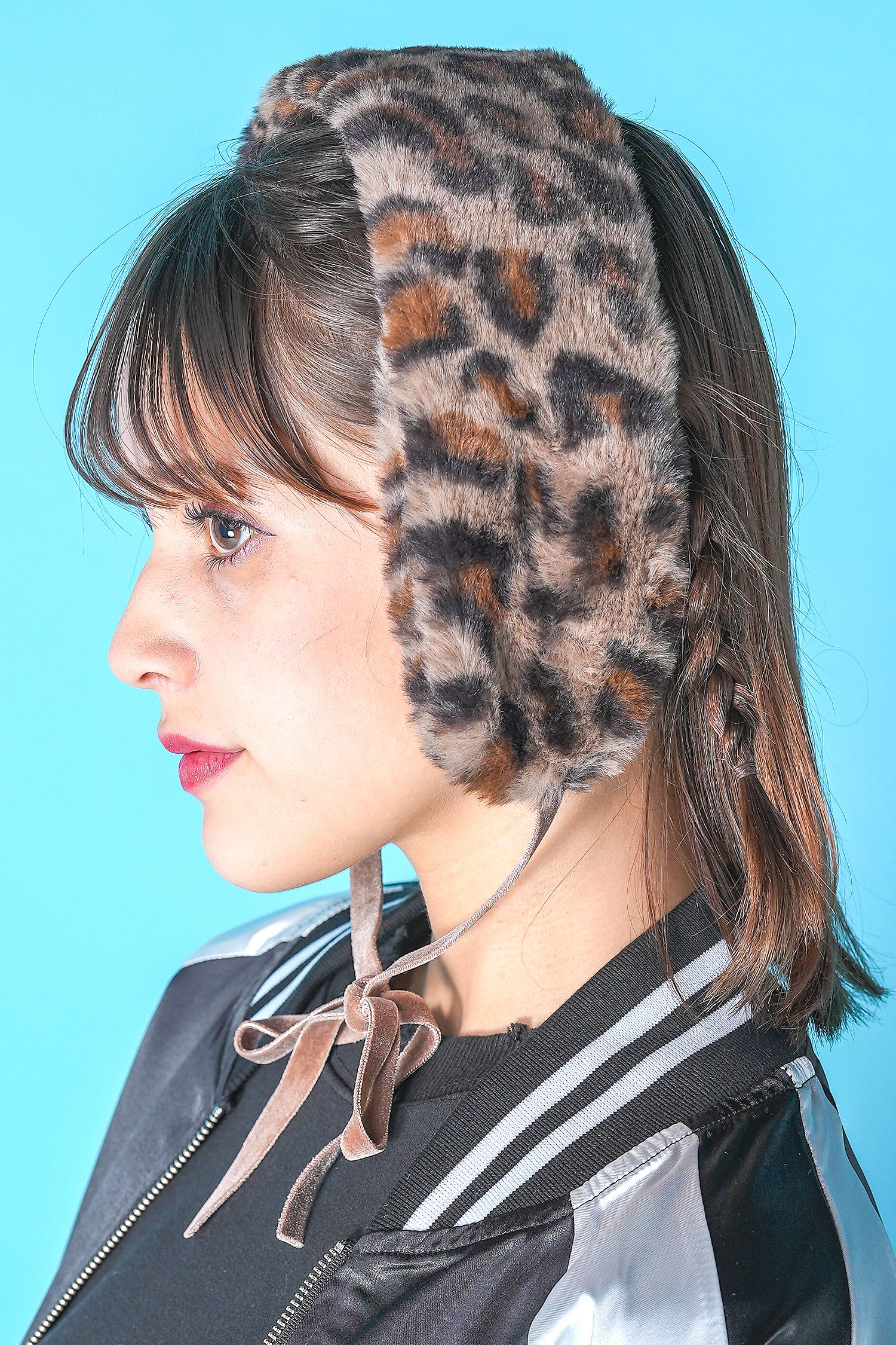 レオパードショートファーイヤーマフ ankoROCK(アンコロック) メンズ