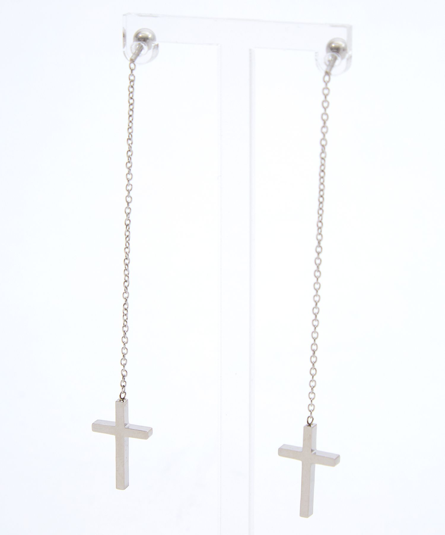 an meets zakka ロッキンモチーフロングチェーンピアス