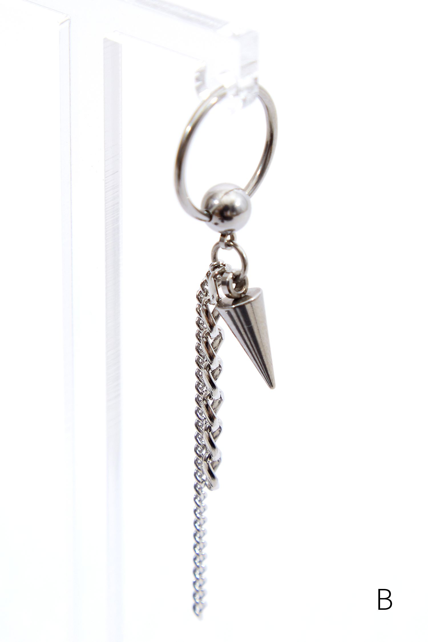 美品☆8月30日まで）talkativeピクチャーアゲート片耳シングルピアス