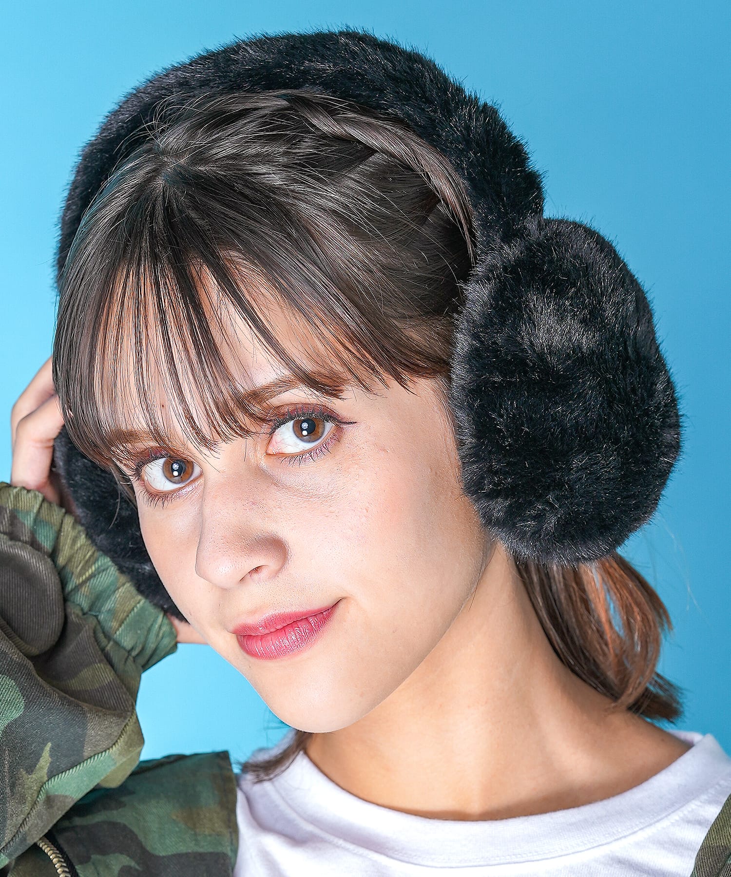 ディズニー ミッキーヒョウ柄 耳あて イヤーマフ 2色セット ディズニー