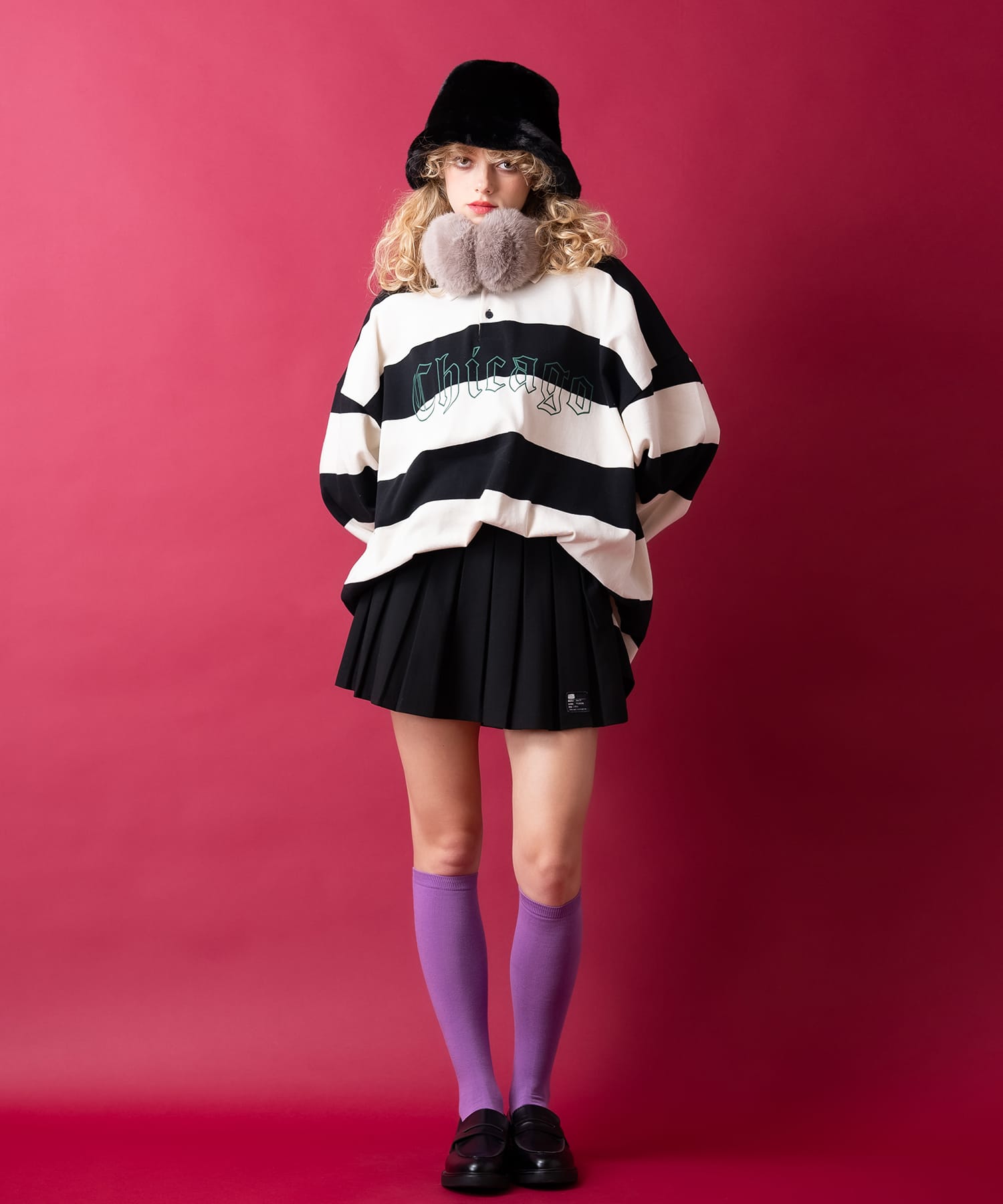 モコモコファーイヤーマフ/折り畳み ankoROCK(アンコロック) メンズ