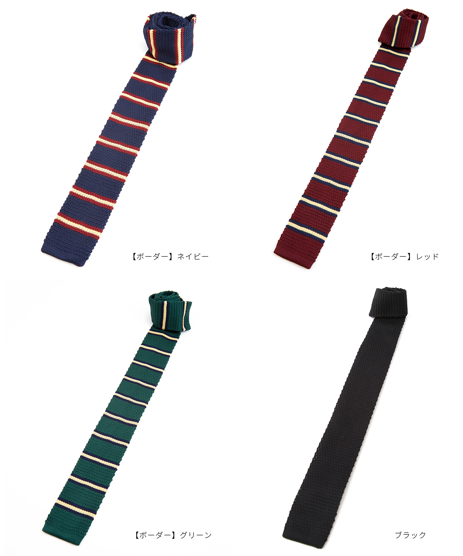 Porter Classic ニットタイ ネクタイ ネイビー インディゴ Porter Classic / ポータークラシック | P.C H/W COTTON KNIT