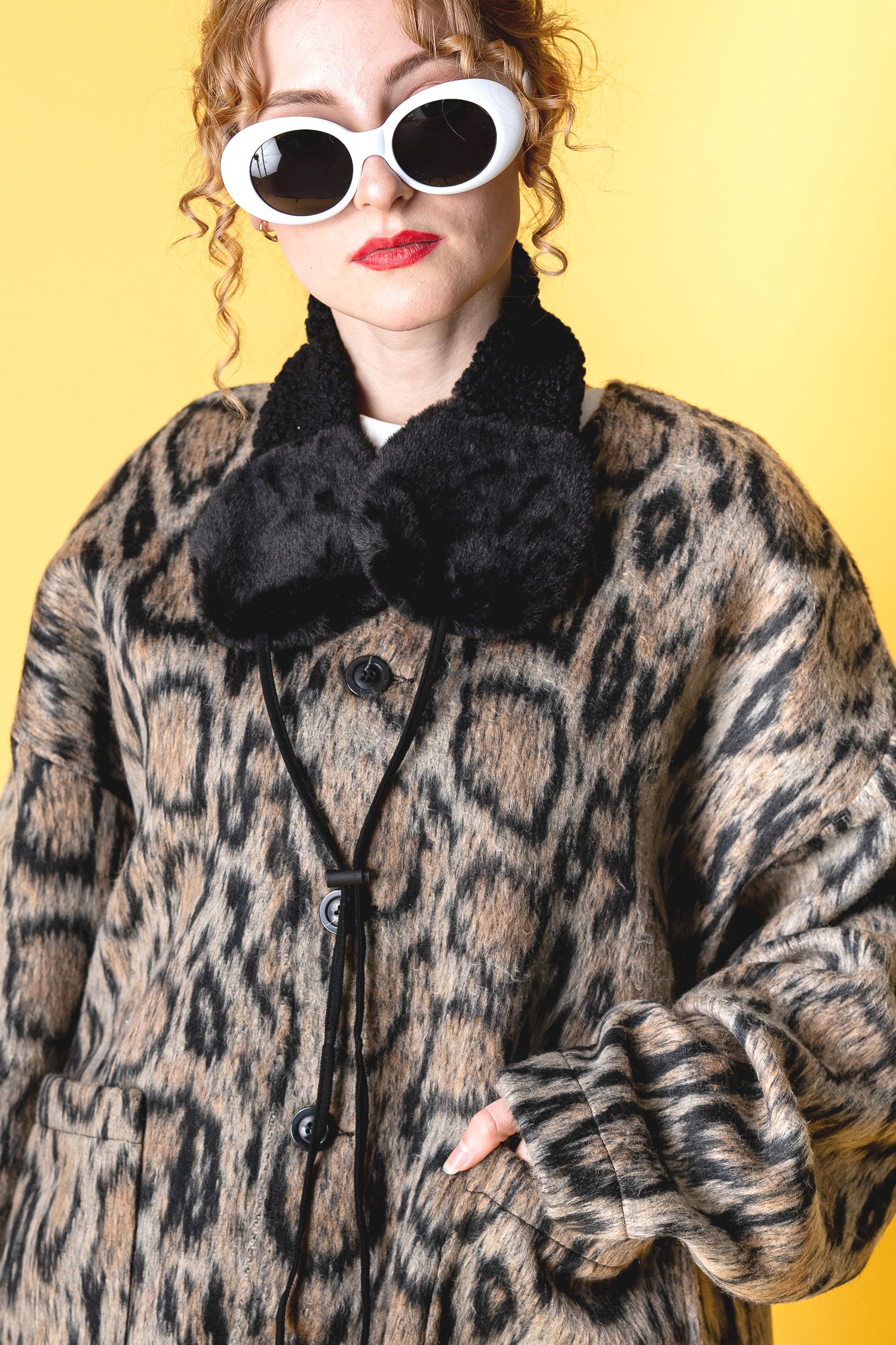 an meets zakka ファー×ボアコンビイヤーマフ ankoROCK(アンコロック