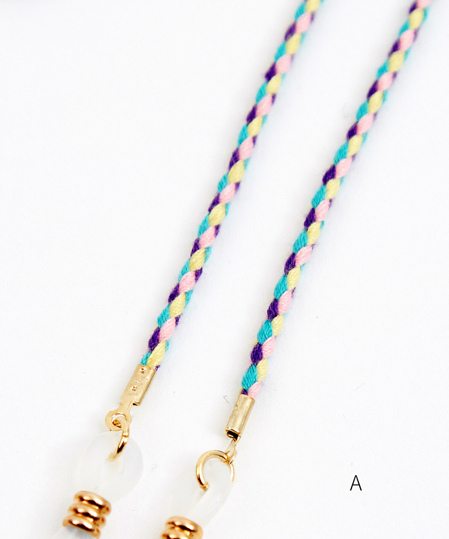 マルチカラーグラスコード/メガネチェーン/グラスチェーン