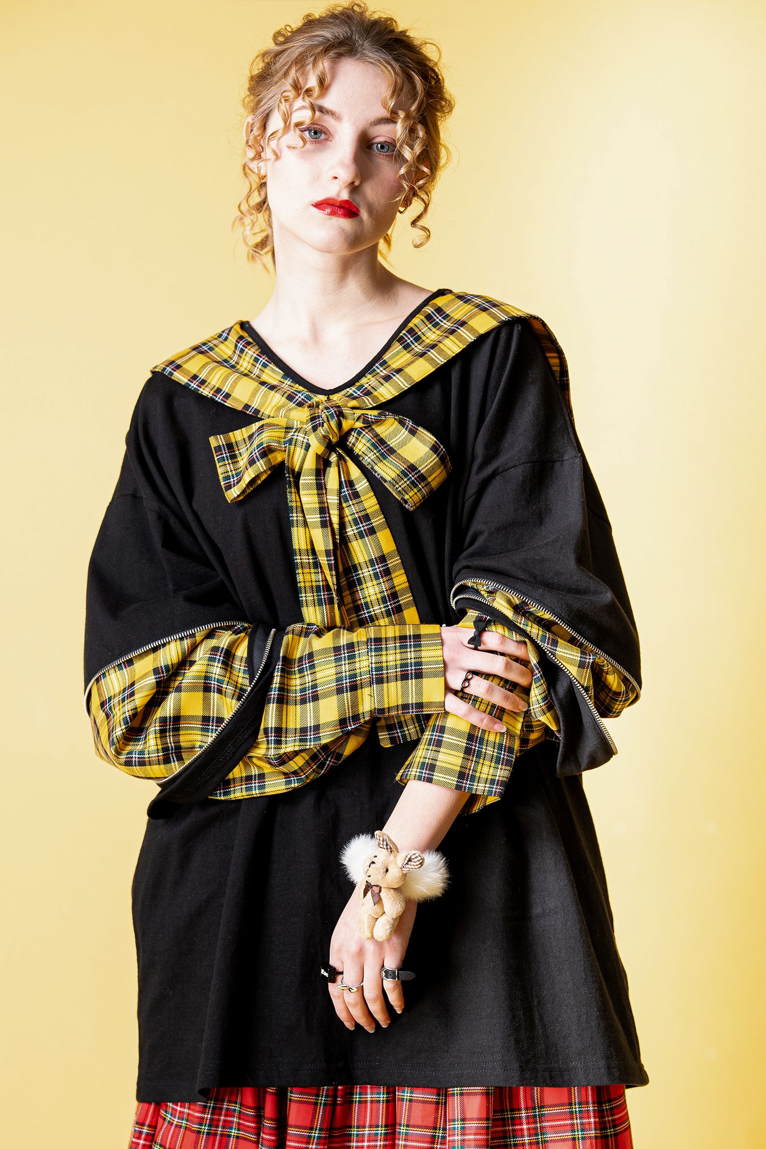 希少 LGB 山猫ファー ベルトアクセサリー an meets zakka ぬいぐるみファーシュシュ/ヘアゴム ankoROCK