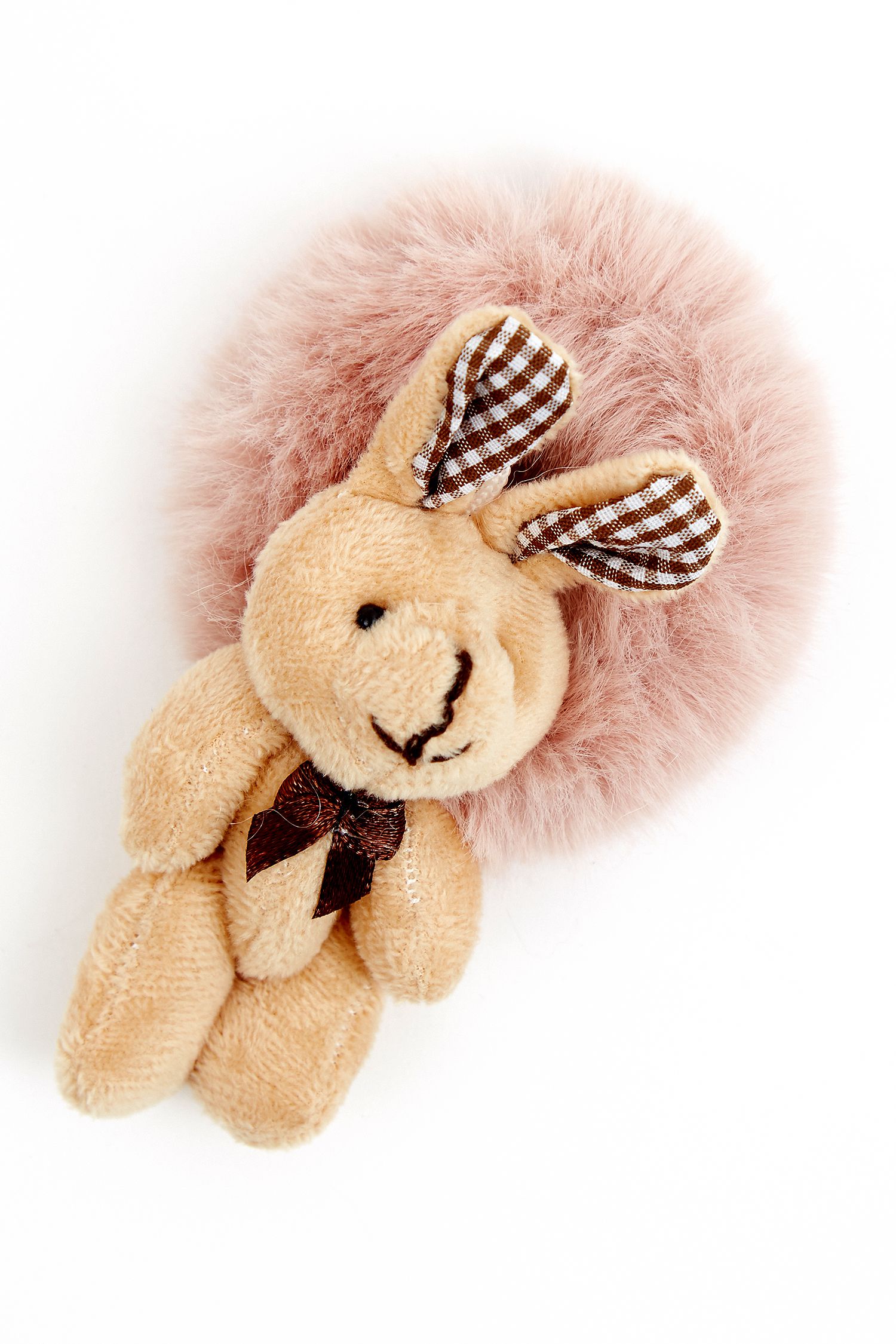 PINK HOUSE クマぬいぐるみファーリブニットブルゾン ベージュ PINK HOUSE クマぬいぐるみファーリブニットブルゾン ベージュ