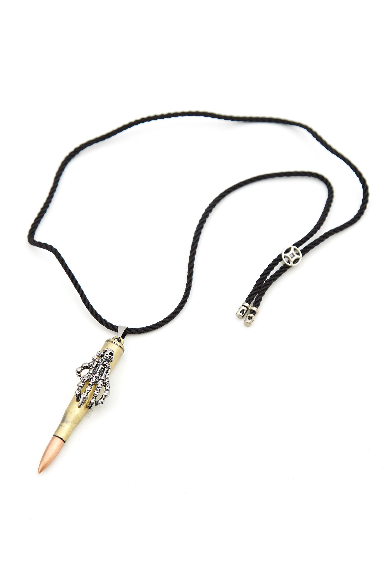 バレットスカルハンドネックレス / ロング 紐 ankoROCK(アンコ