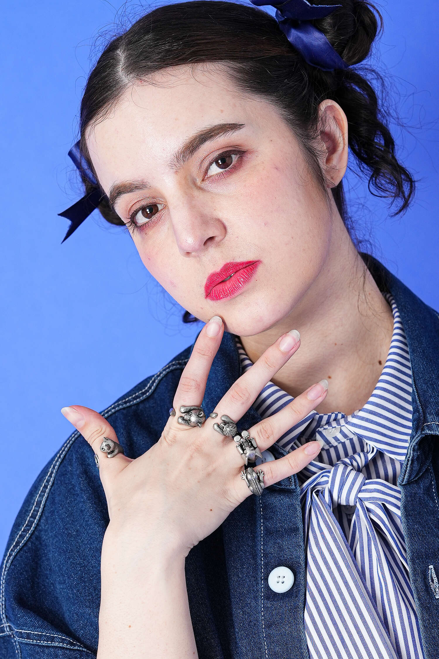 ヨコムキアニマルバリエーションフリーサイズリング / 指輪 メンズ