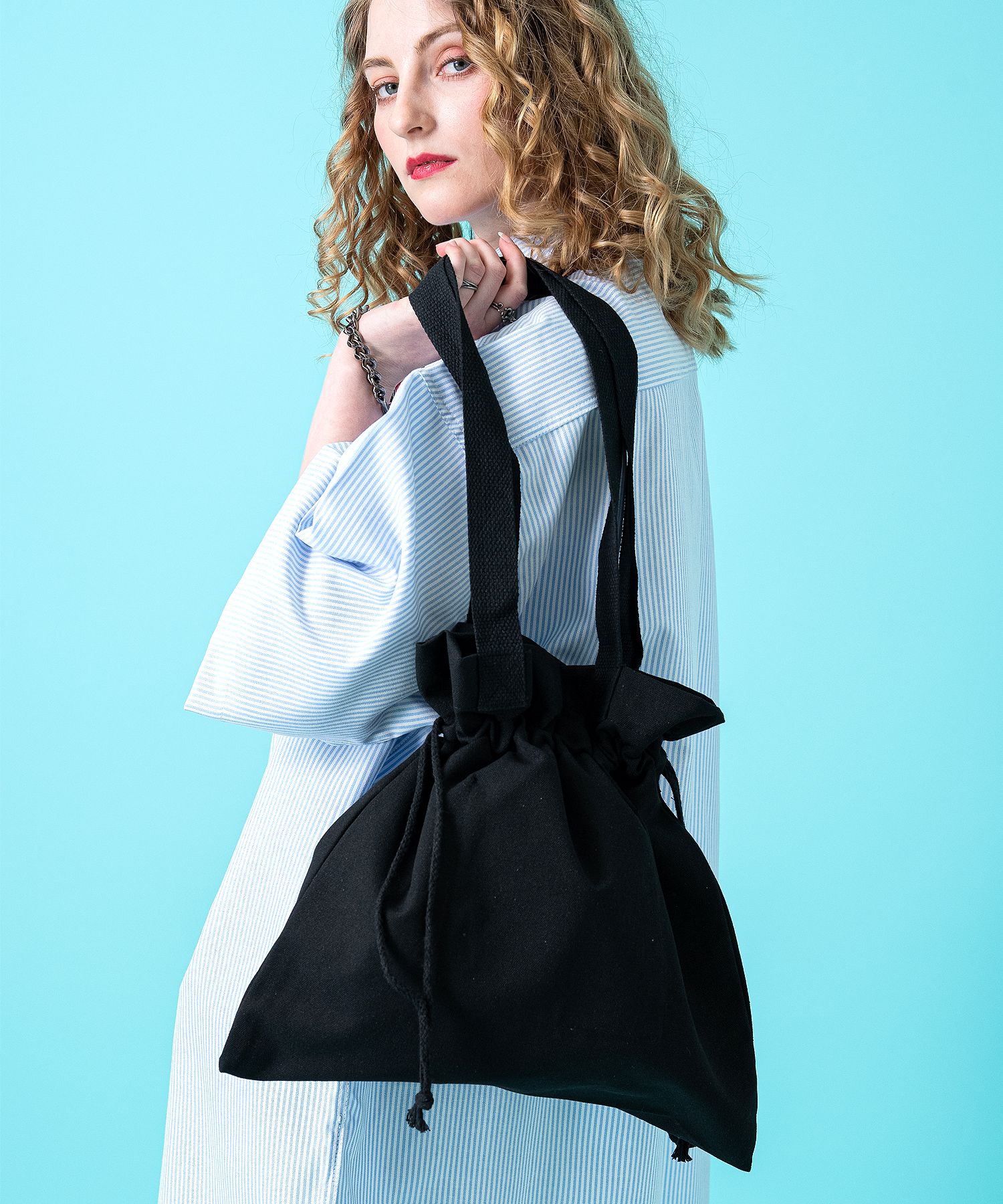 【期間限定 5％OFF】 an meets zakka 巾着バッグ