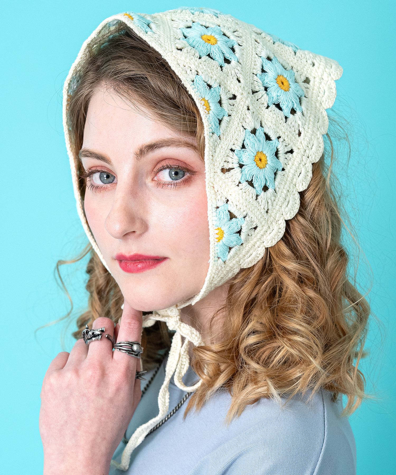 an meets zakka バリエーションクロシェニットバブーシュカ