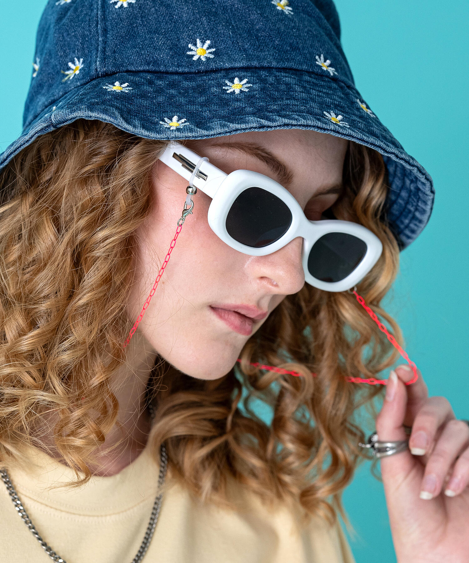 ショッキングカラーメガネチェーン / 眼鏡チェーン グラスチェーン