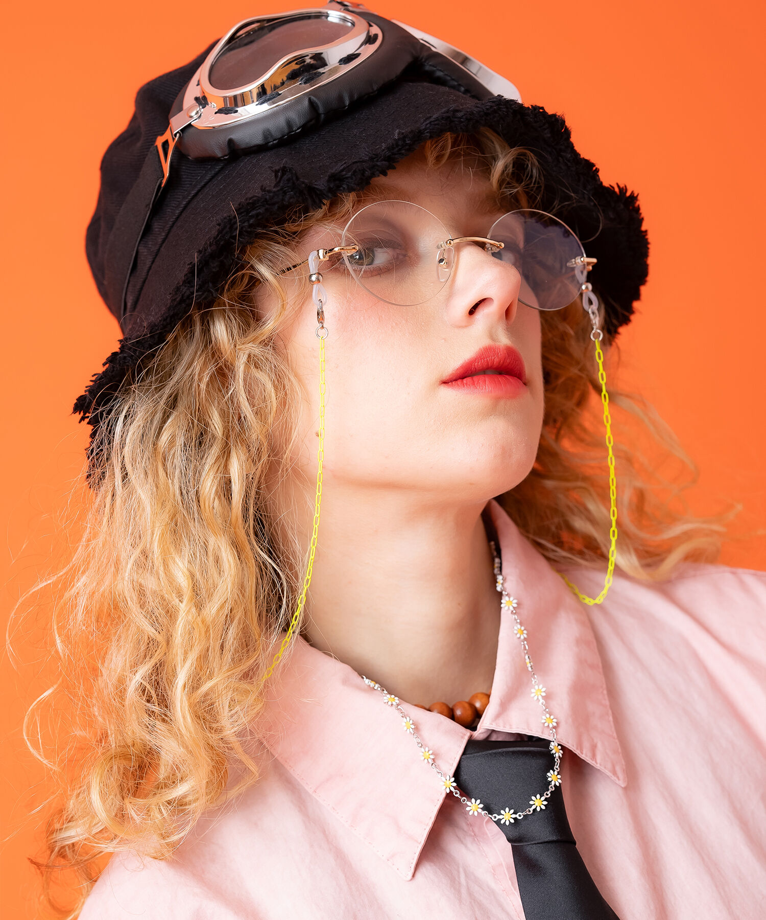 ショッキングカラーメガネチェーン / 眼鏡チェーン グラスチェーン