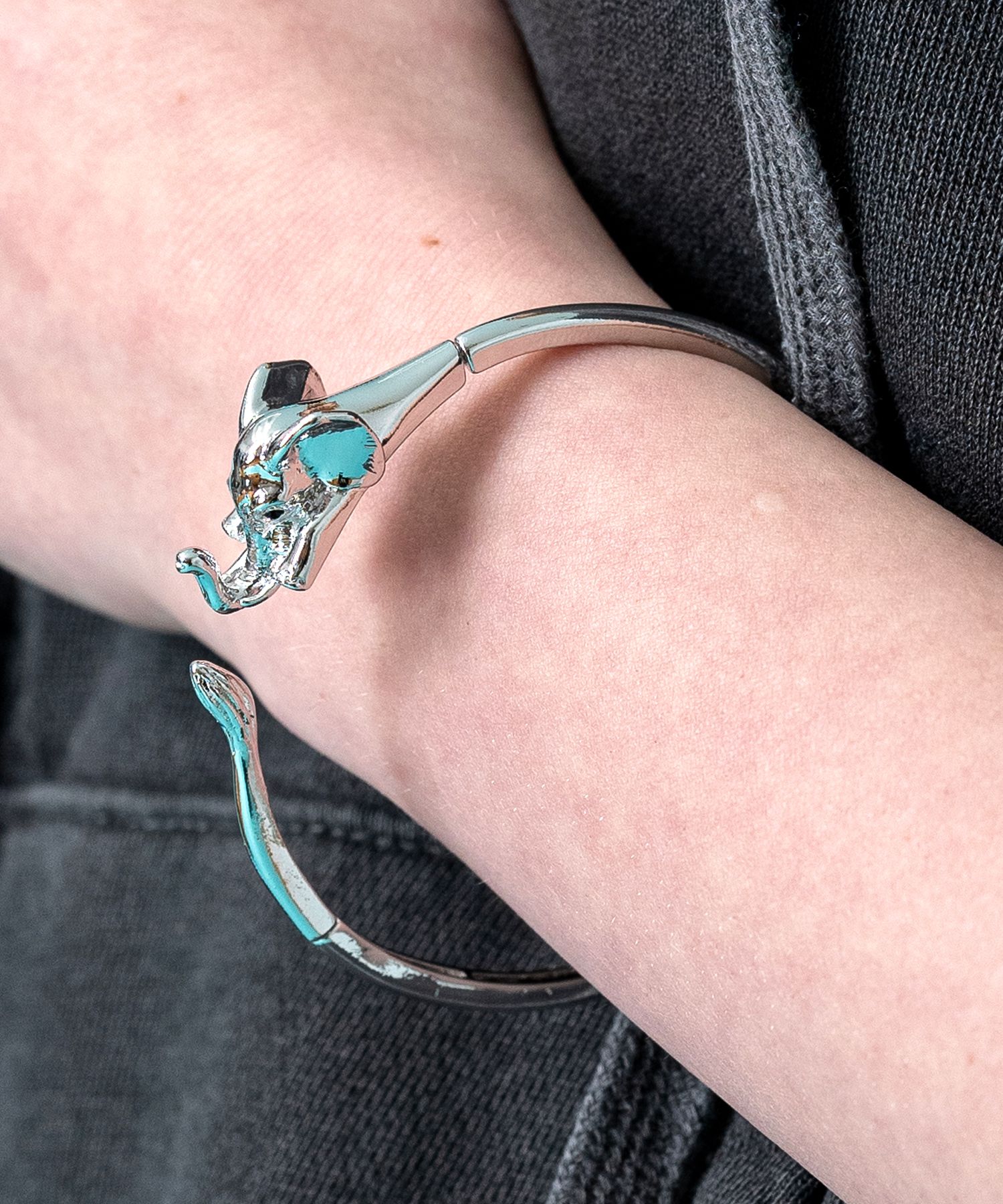 ゾウバングル / メンズ レディース フリーサイズ ブレスレット