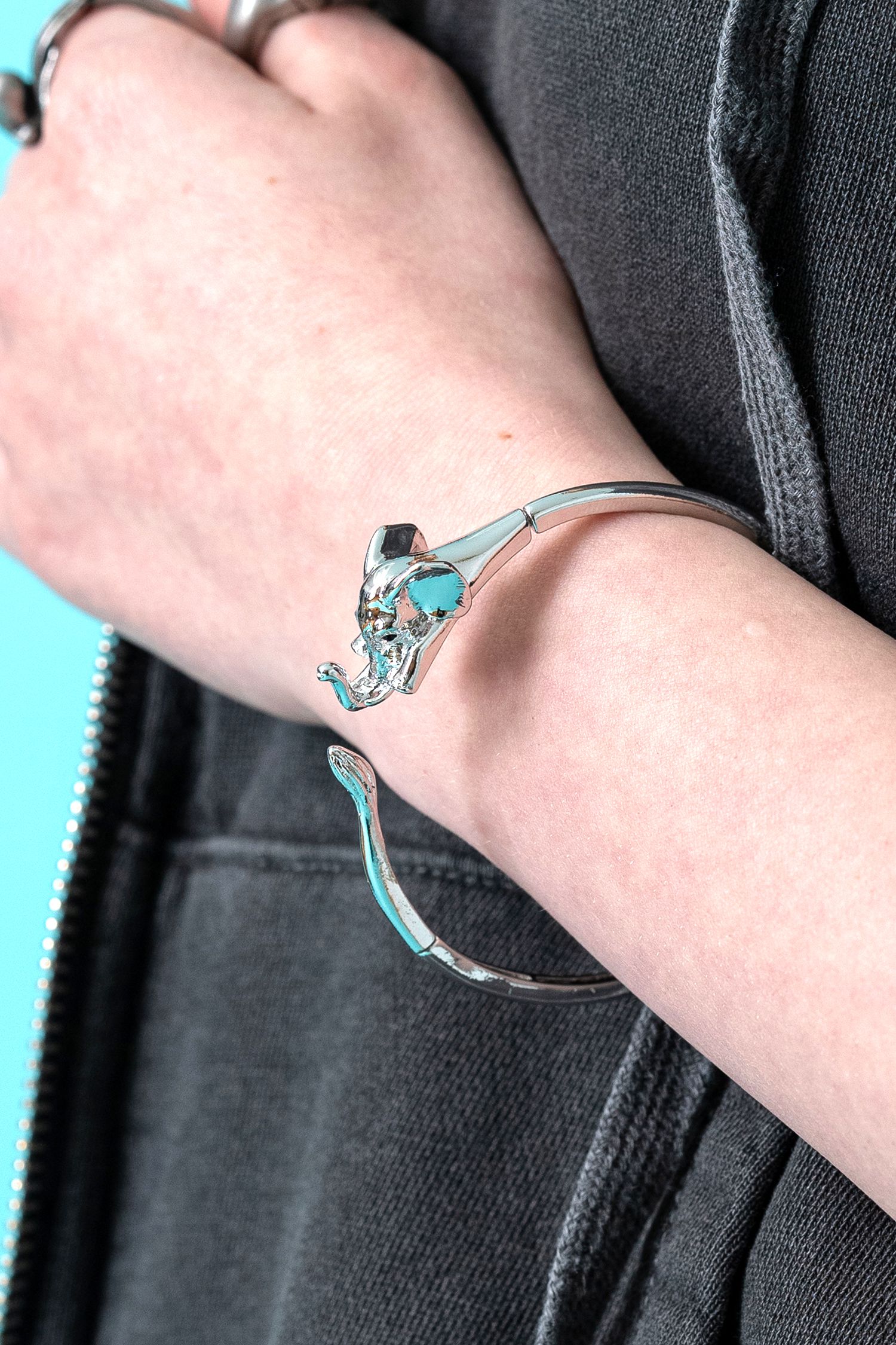 ゾウバングル / メンズ レディース フリーサイズ ブレスレット