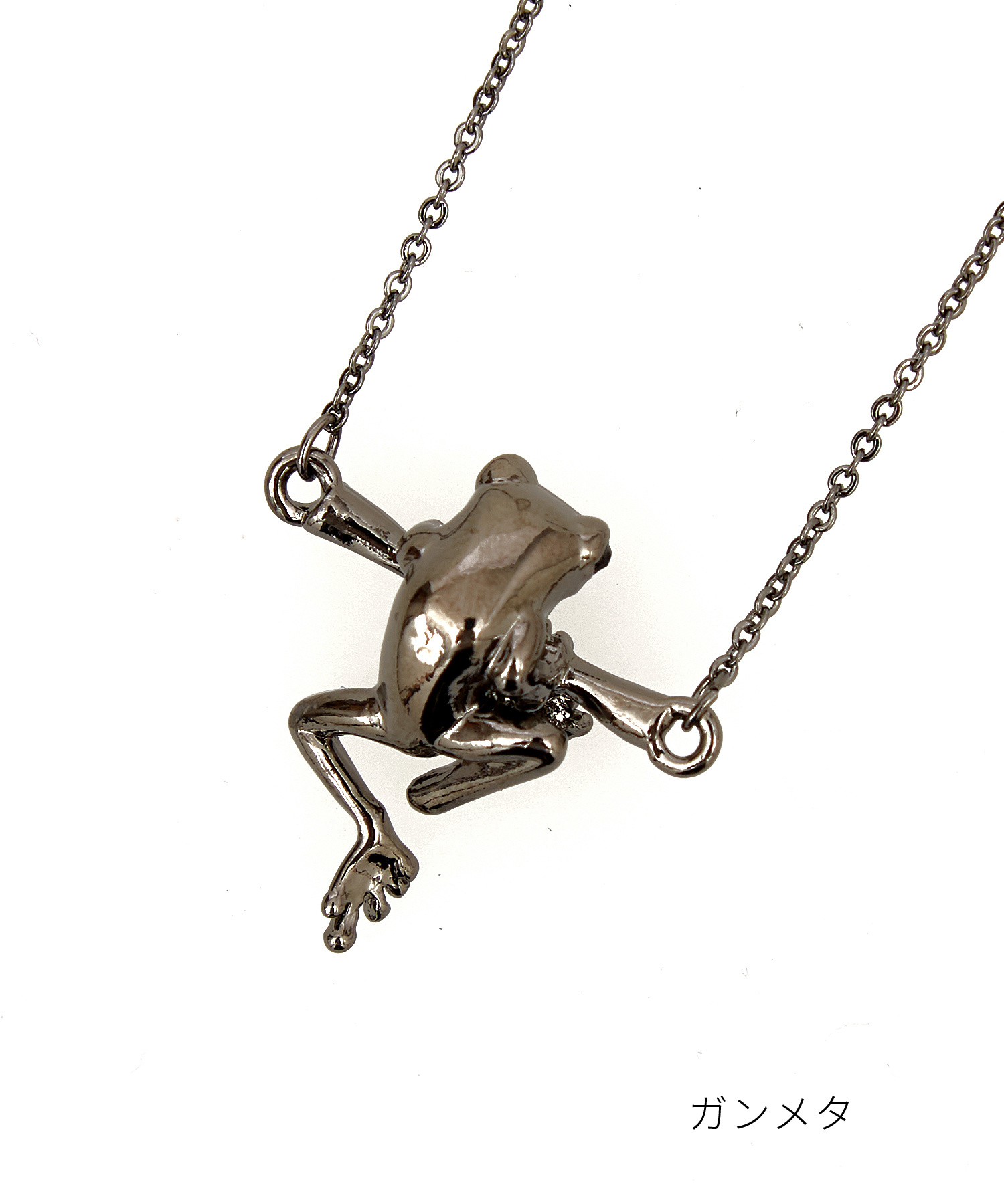 カエルショートネックレス(40cm) / ユニセックス メンズ レディース