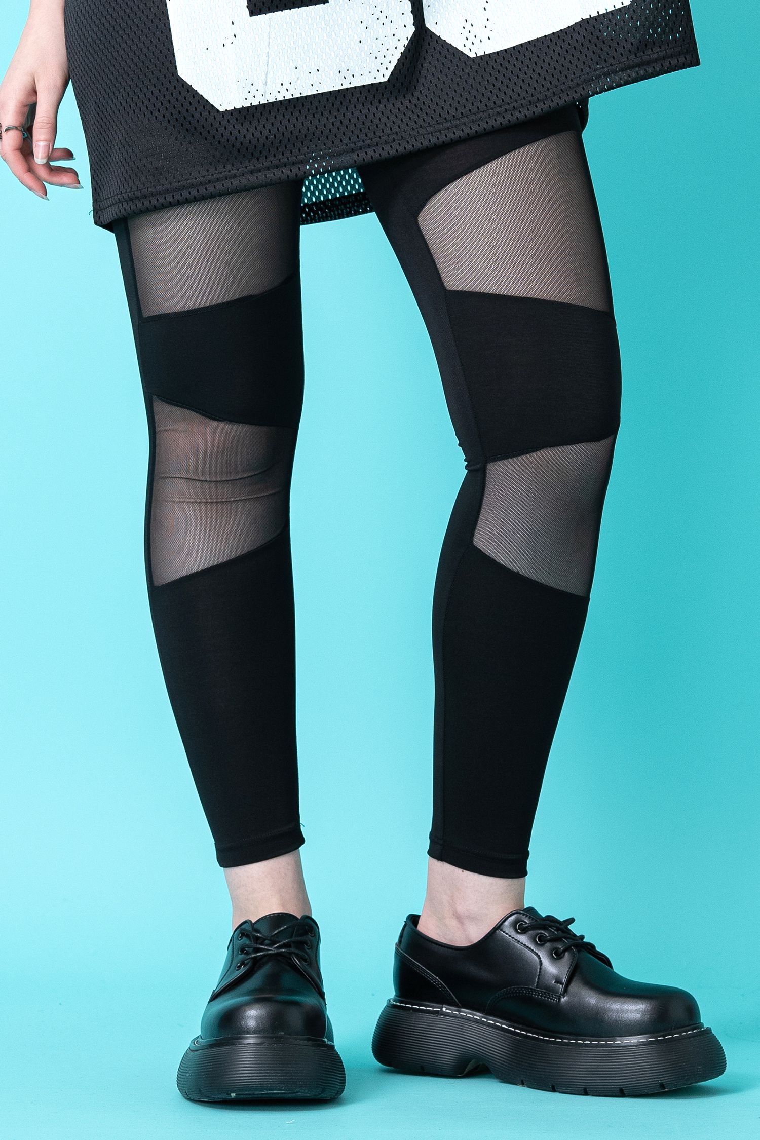 カッティングメッシュ切替レギンス ankoROCK(アンコロック) メンズ