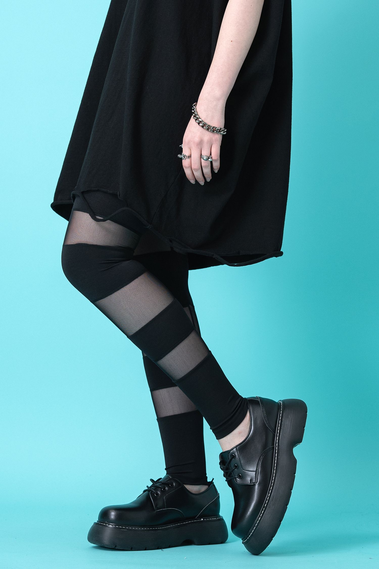 カッティングメッシュ切替レギンス ankoROCK(アンコロック) メンズ